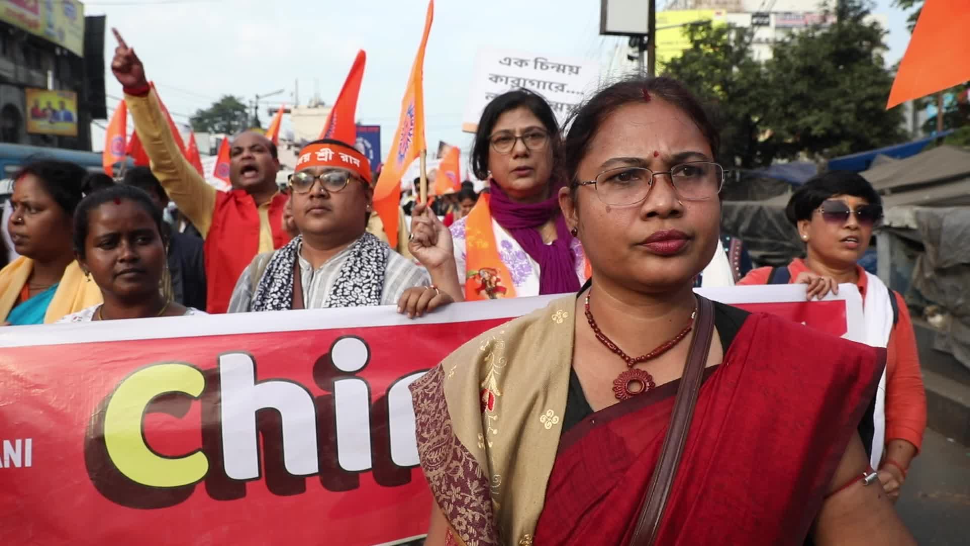 Bangladesh-Hindu Minorities Leader Arrest Protest, Kolkata, British Indian Ocean Territory