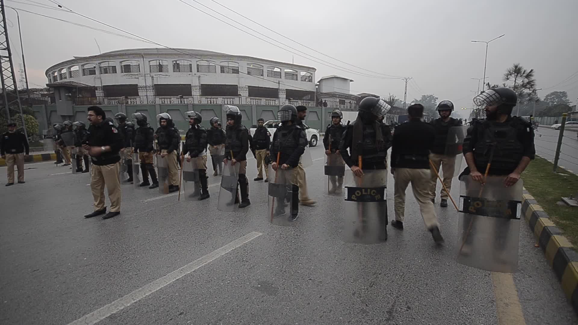 PTI party supporters hold funeral prayer for party workers allegedly killed during protest 