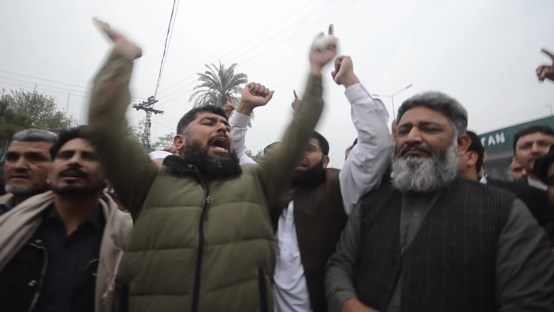 PTI party supporters hold funeral prayer for party workers allegedly killed during protest 