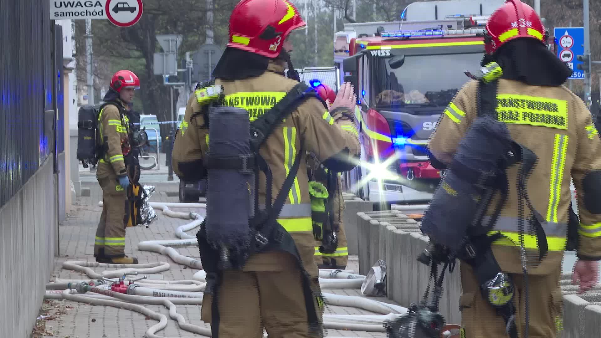 POLAND: emergency drills - explosion at US embassy