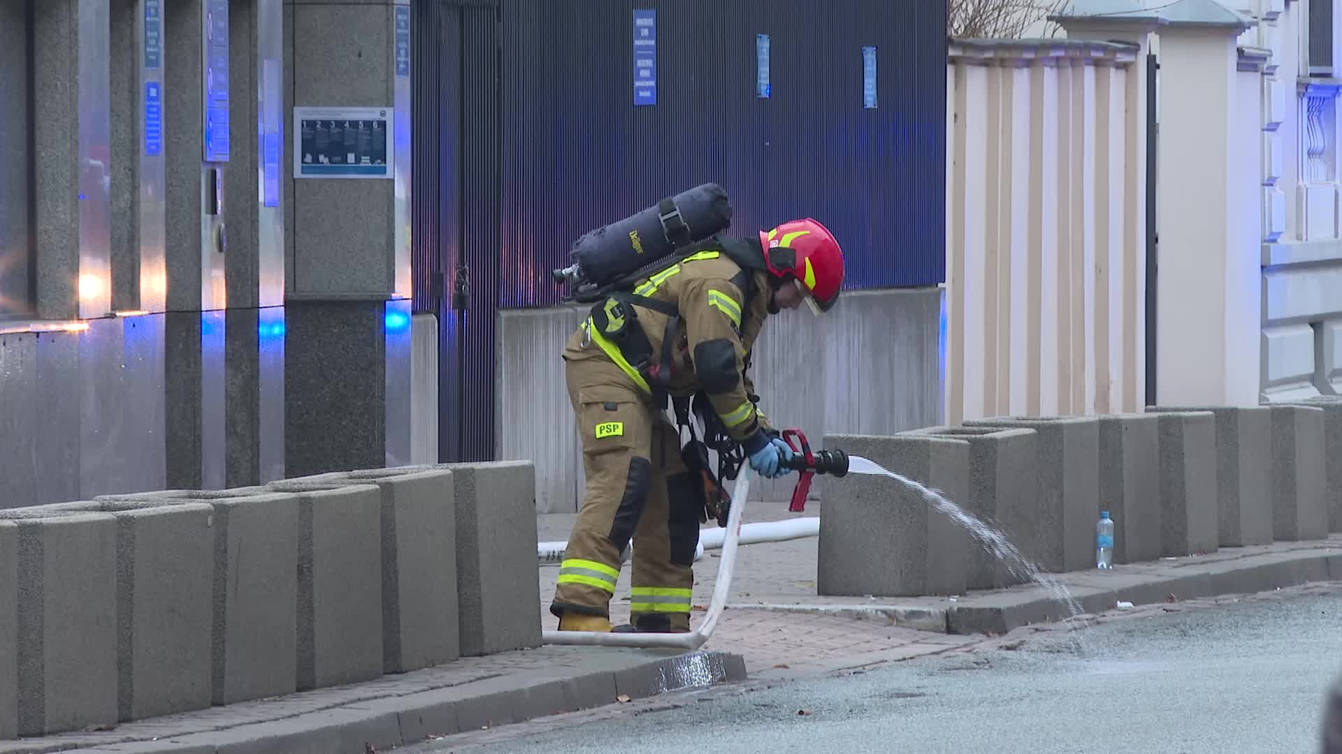 POLAND: emergency drills - explosion at US embassy