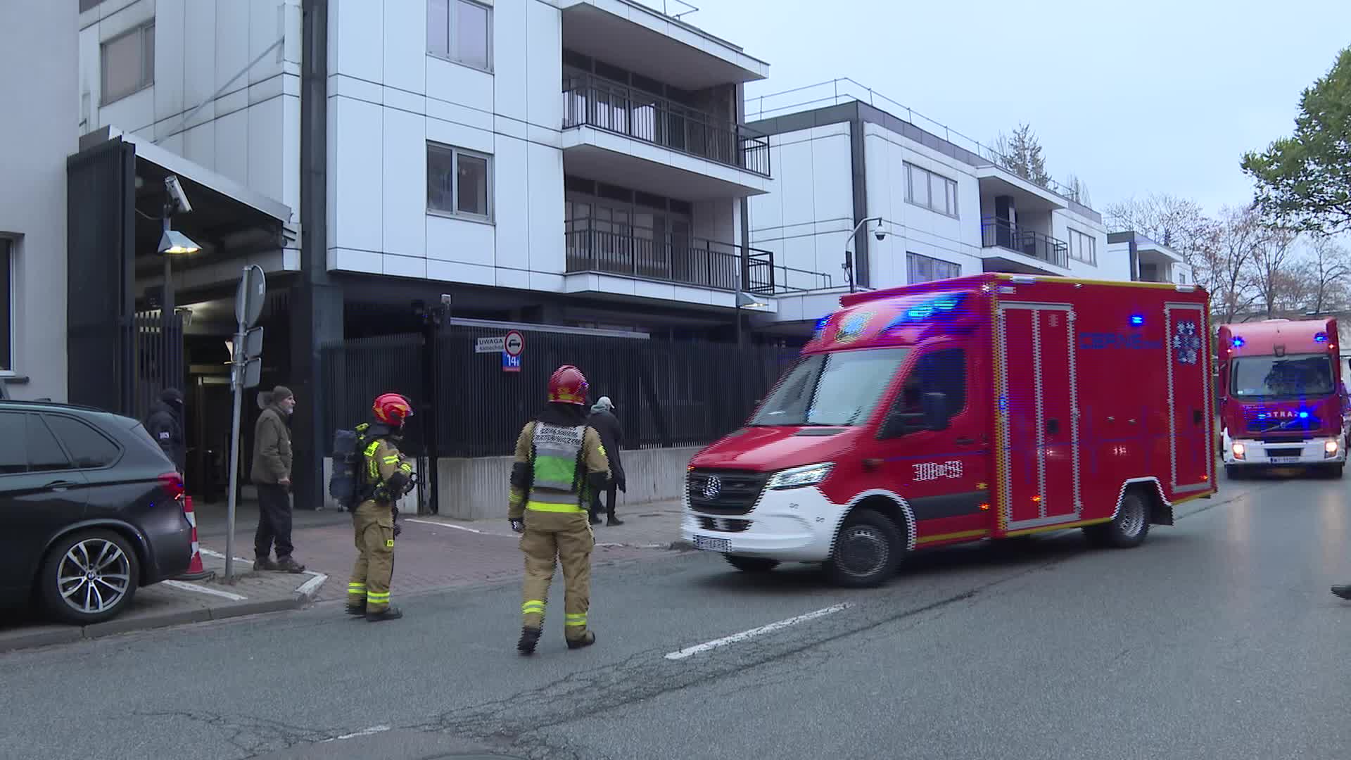 POLAND: emergency drills - explosion at US embassy