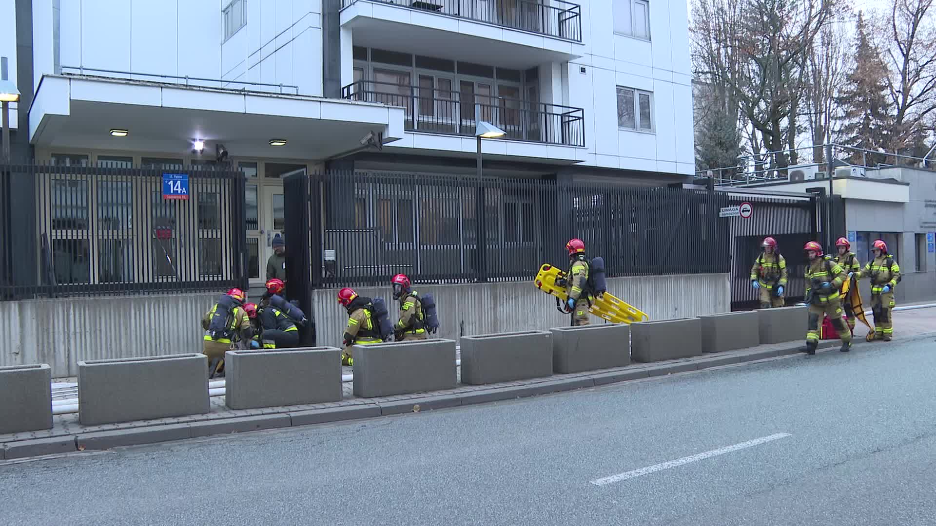 POLAND: emergency drills - explosion at US embassy