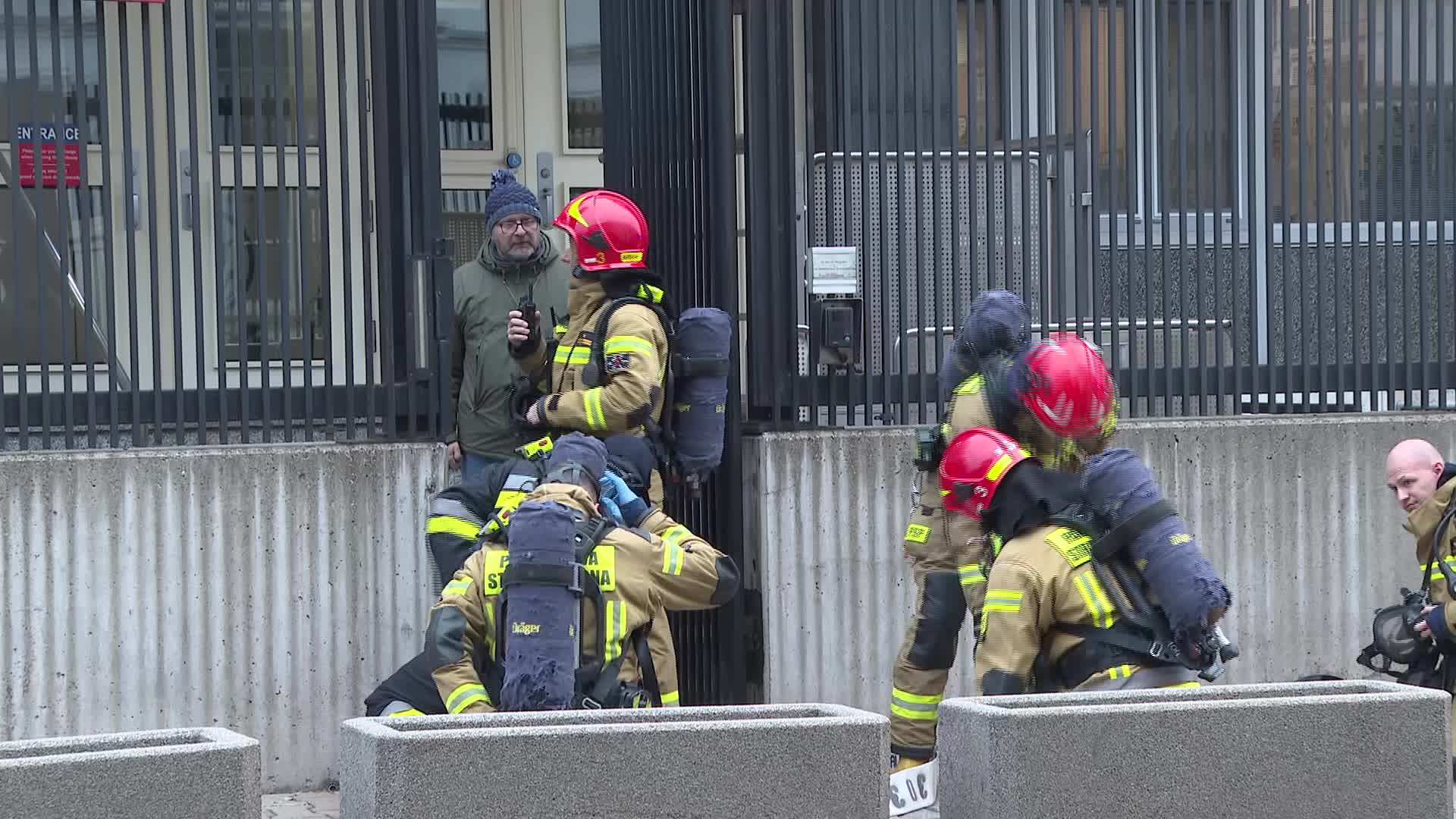 POLAND: emergency drills - explosion at US embassy