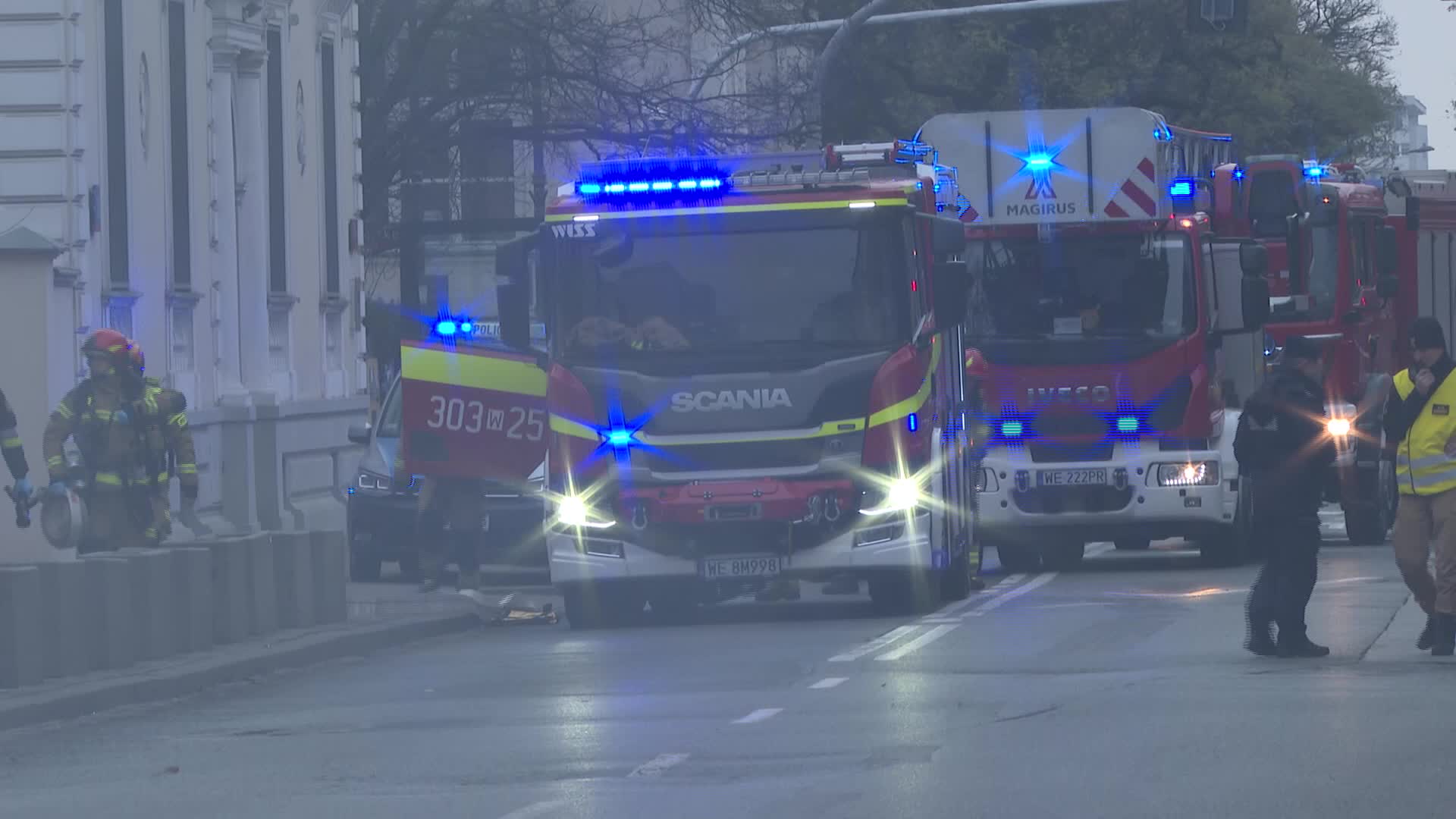 POLAND: emergency drills - explosion at US embassy