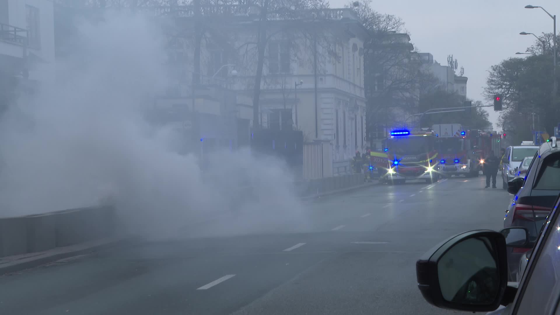 POLAND: emergency drills - explosion at US embassy