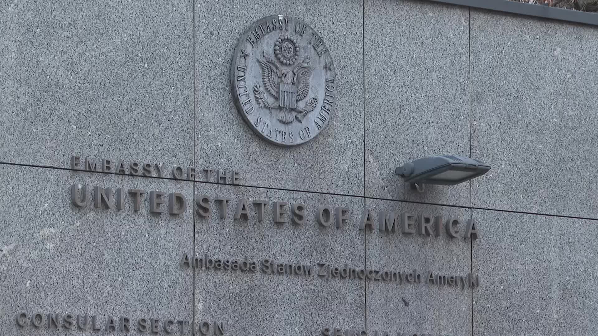 POLAND: emergency drills - explosion at US embassy