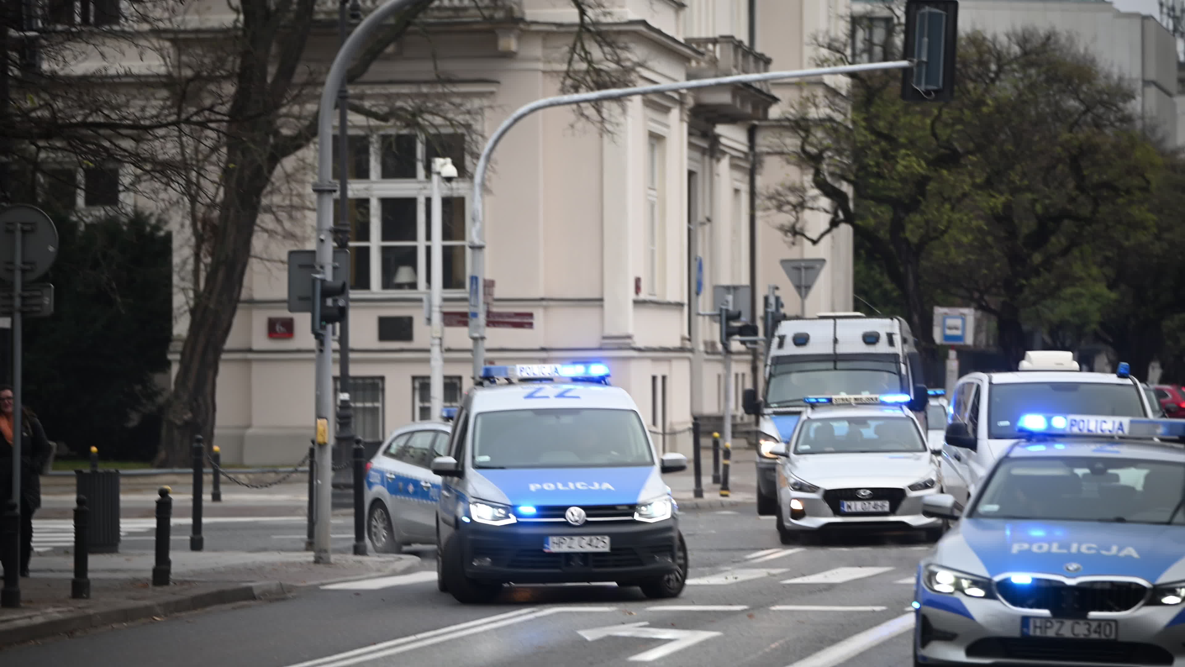 US Embassy Emergency Drill in Warsaw