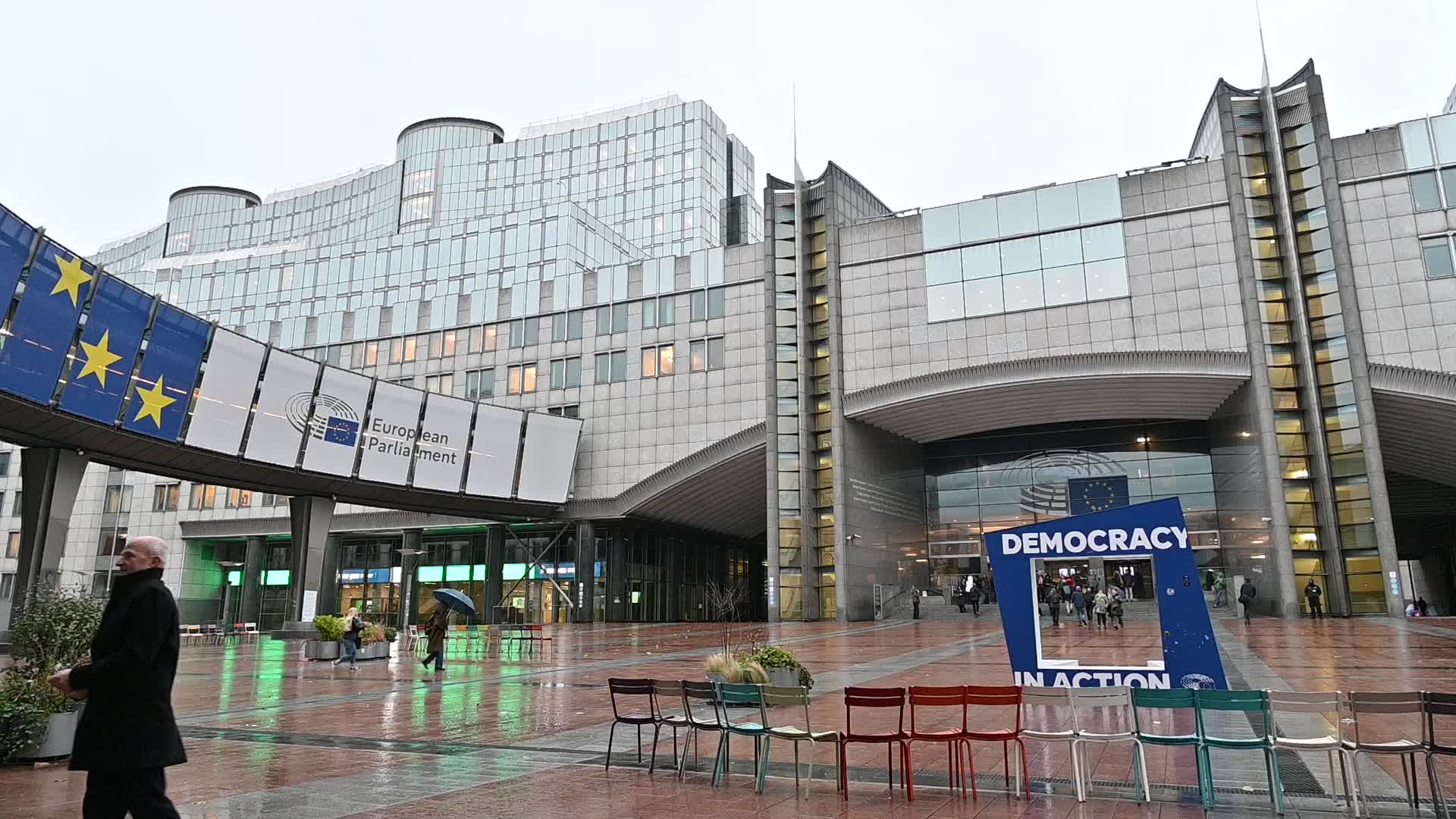 European Parliament in Brussels