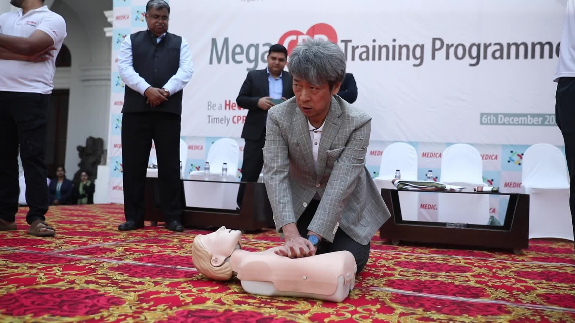 CPR Training In The Indian Museum In, Kolkata