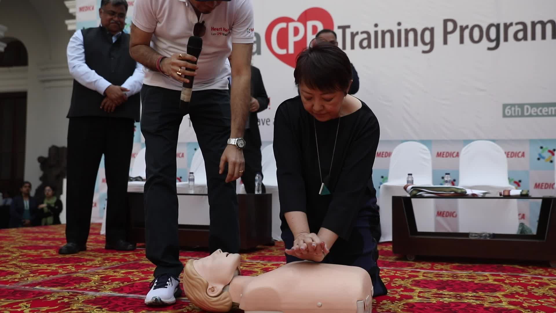 CPR Training In The Indian Museum In, Kolkata