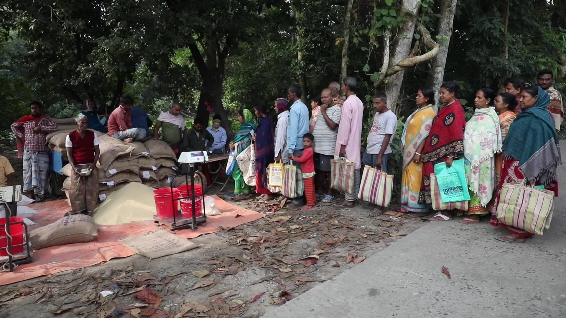 "Duare Ration" Camp On The Outskirts Of Kolkata, India 