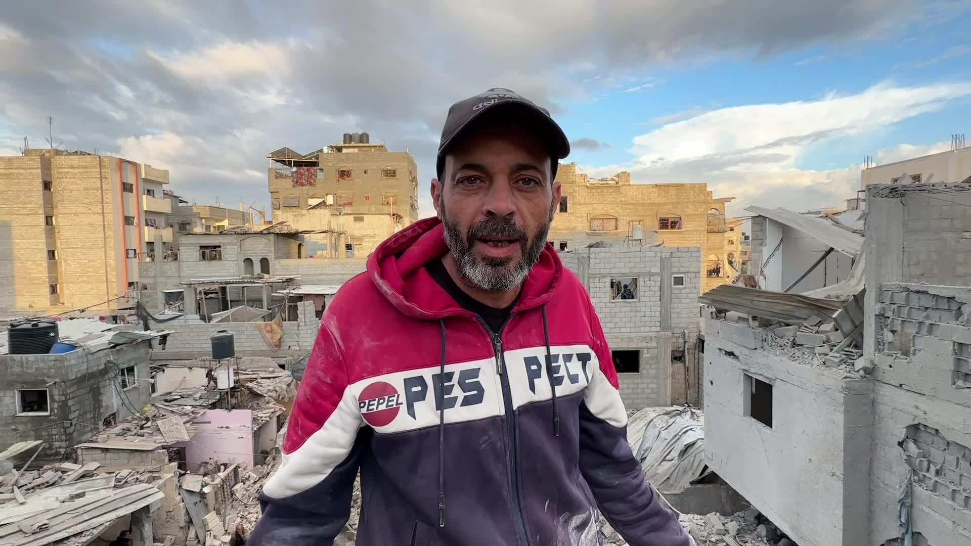 Aftermath of Israeli Airstrike in Gaza, Palestine