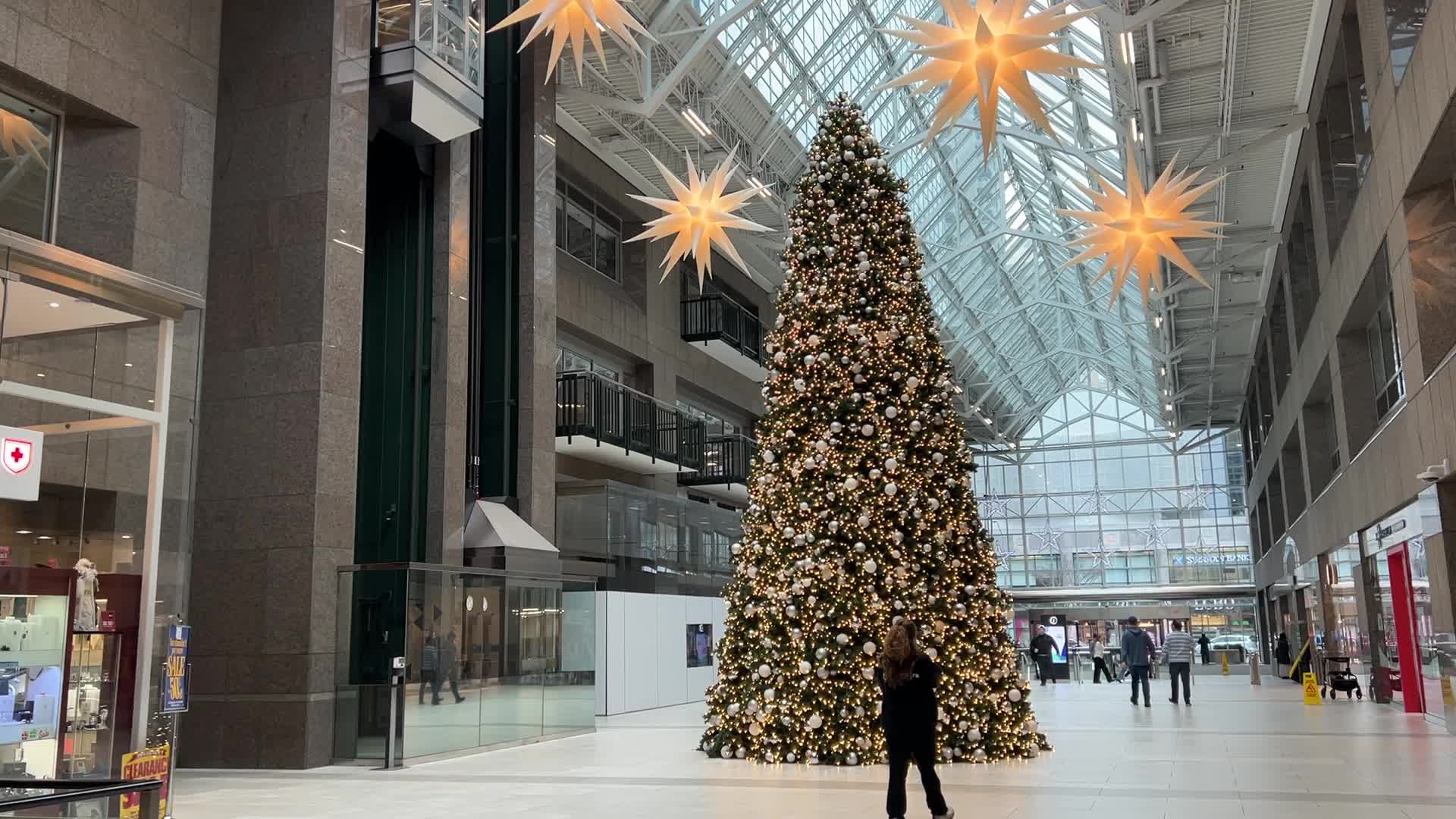 Christmas atmosphere in Toronto, Canada