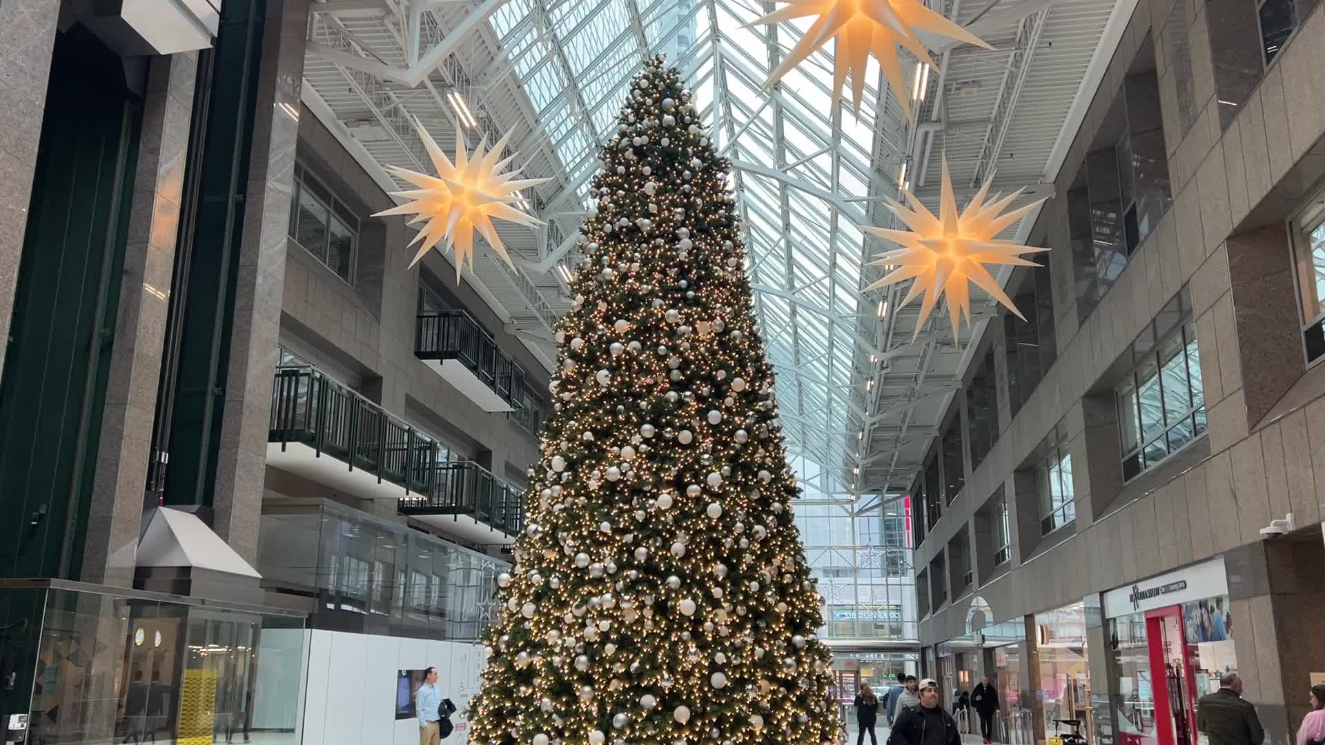 Christmas atmosphere in Toronto, Canada