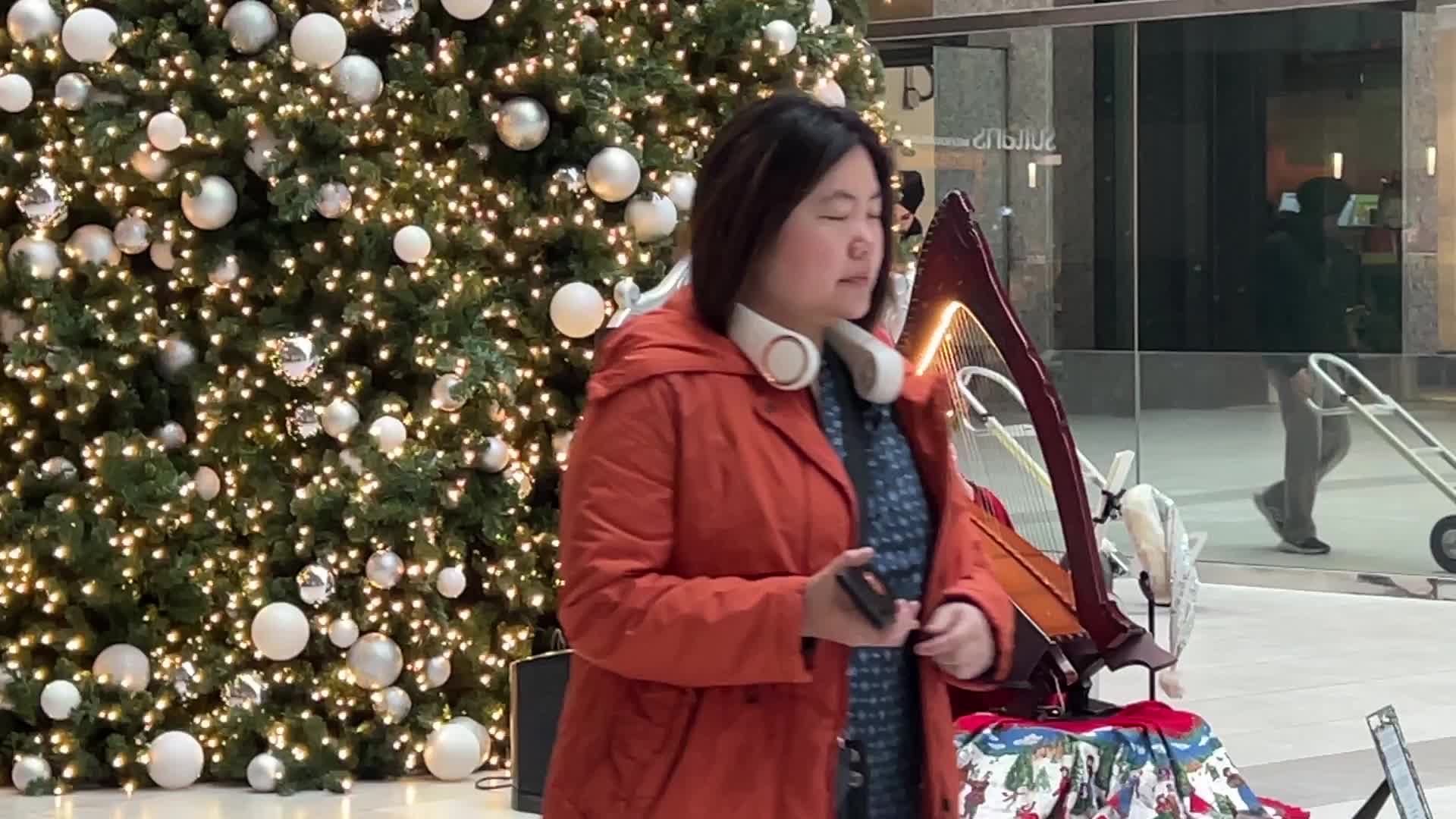 Christmas atmosphere in Toronto, Canada
