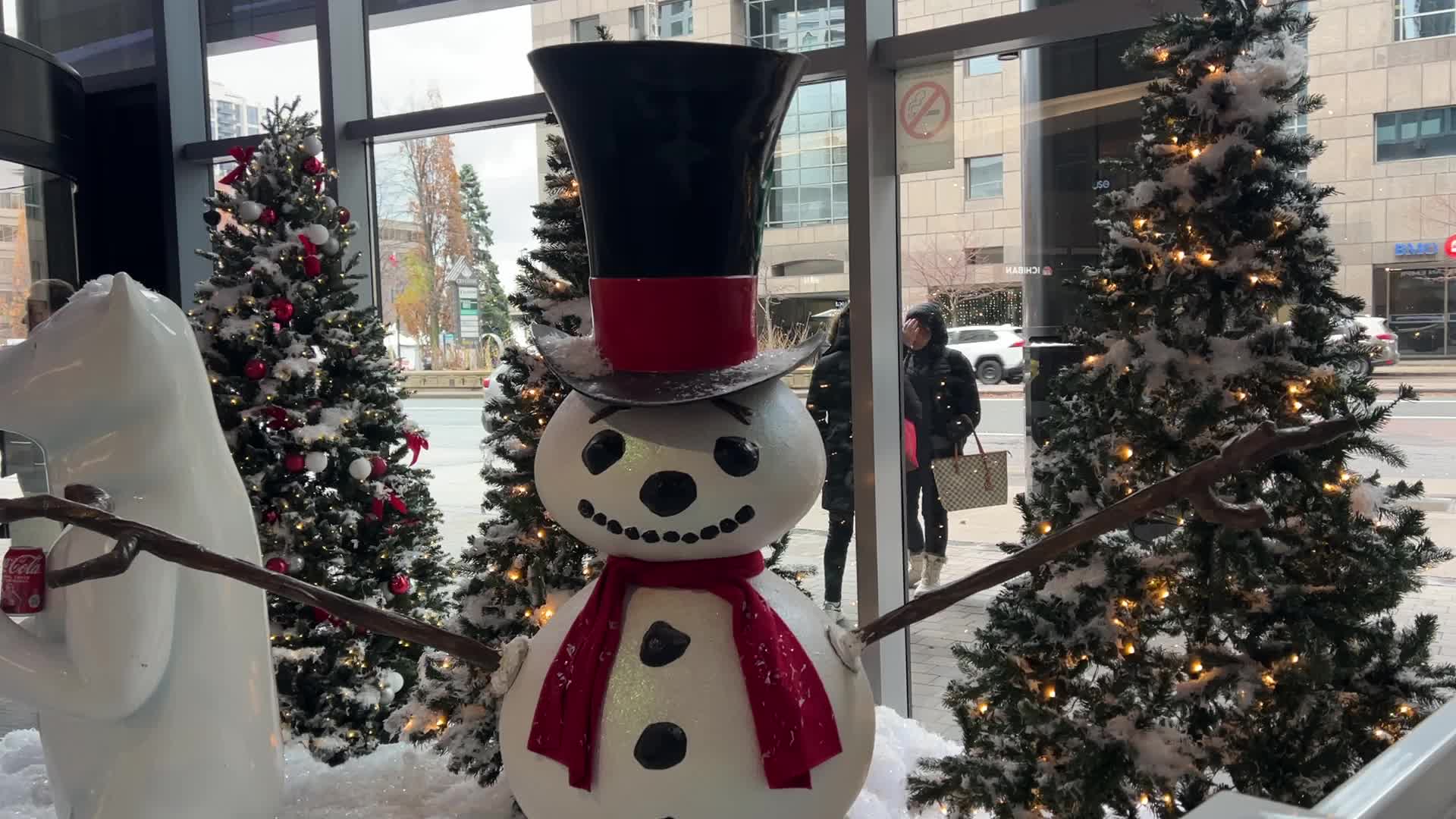 Christmas atmosphere in Toronto, Canada