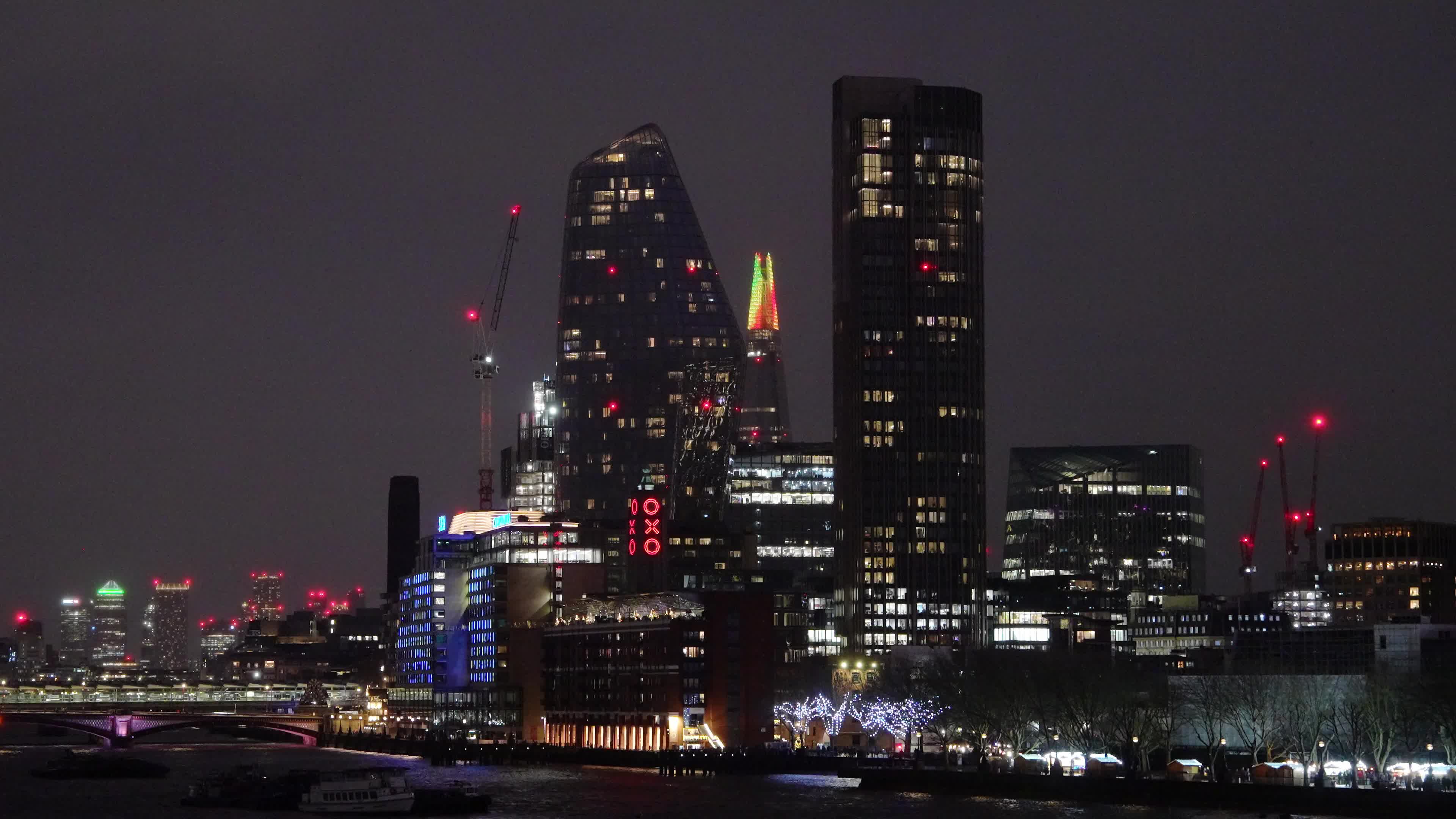 Night View Of London