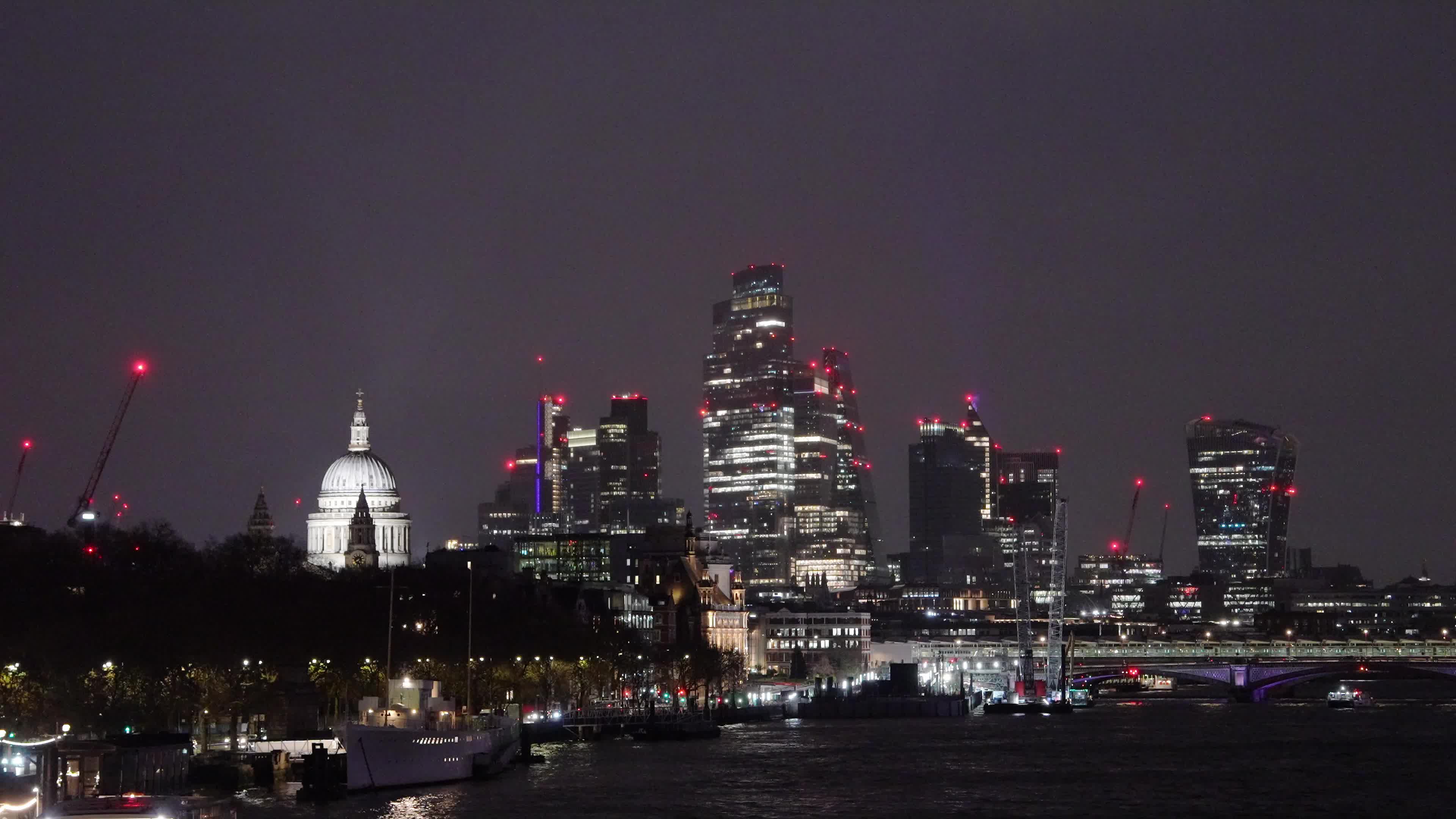 Night View Of London