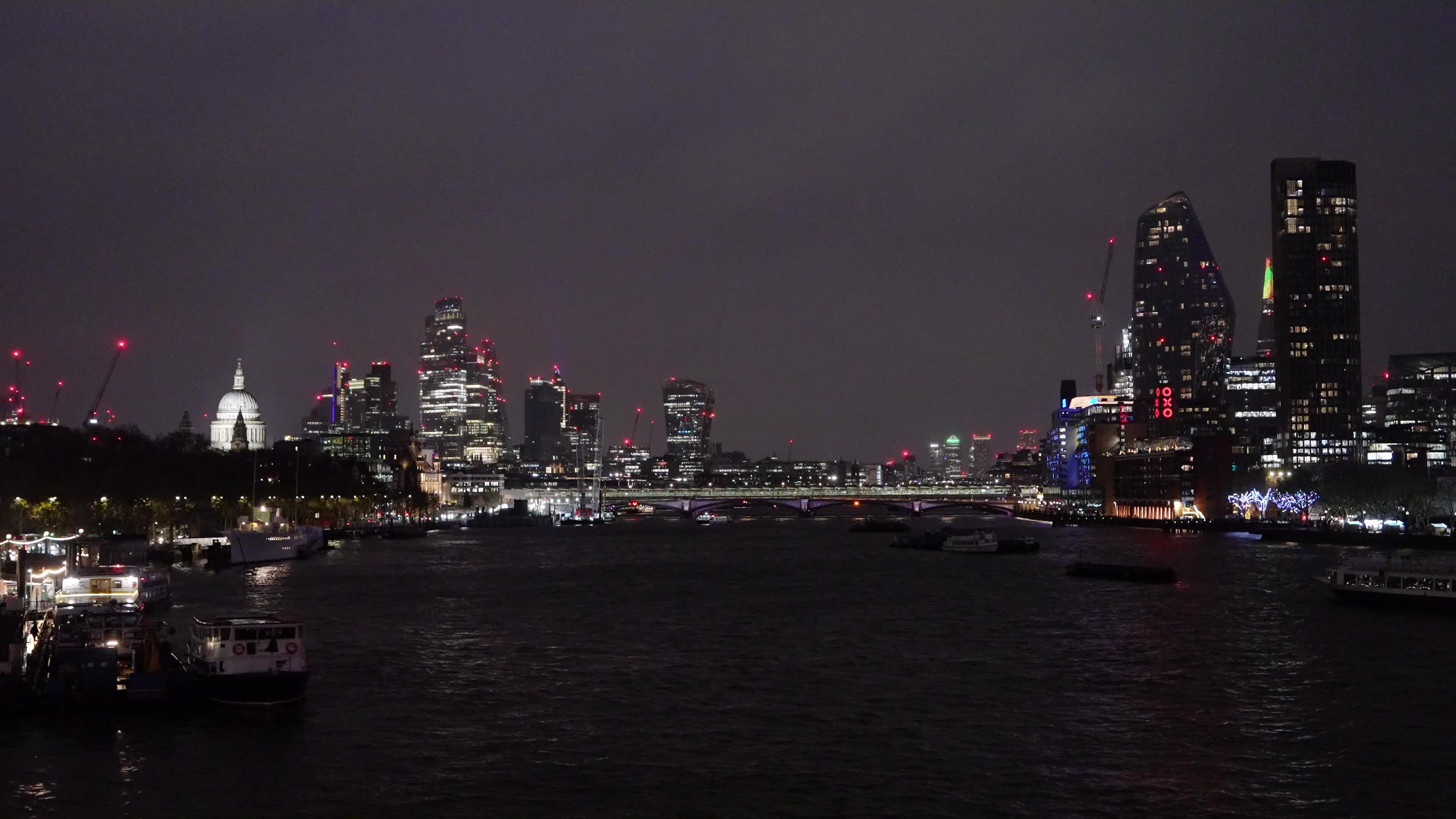 Night View Of London