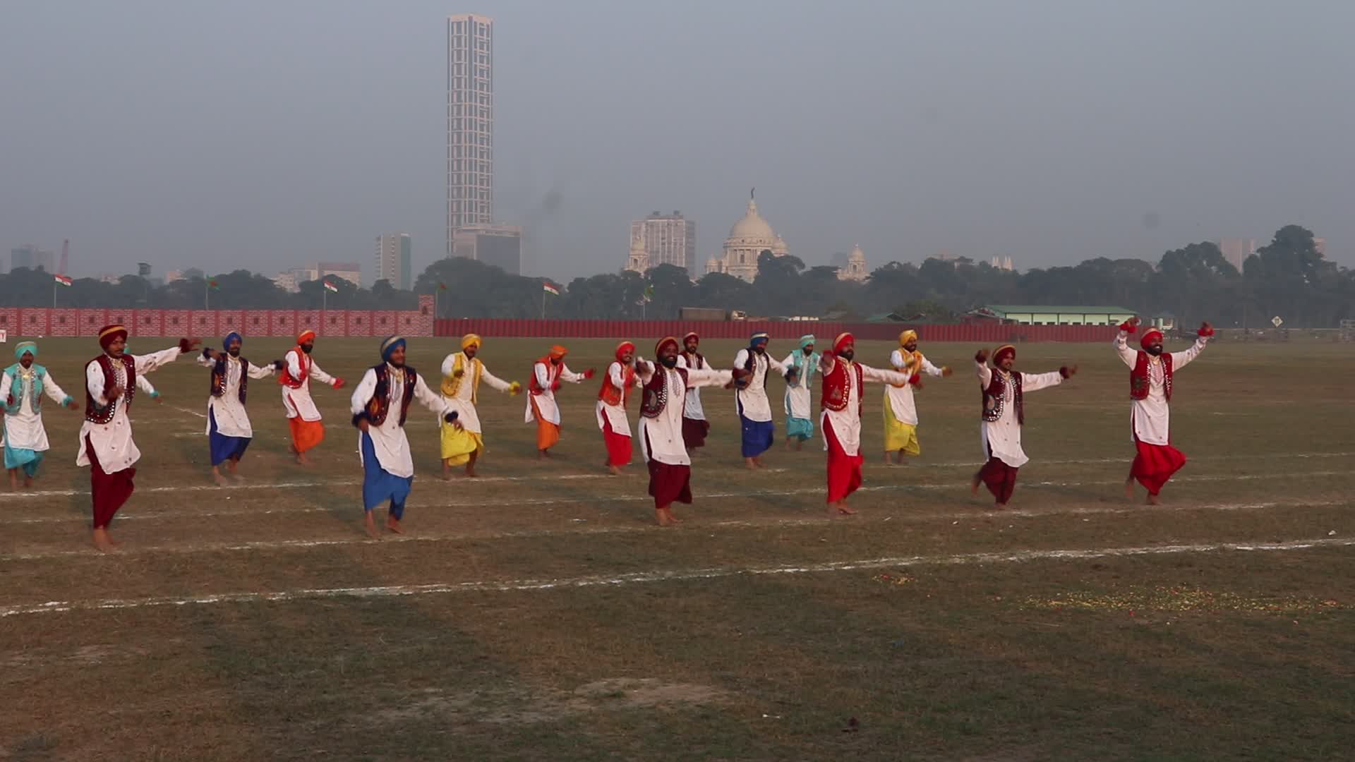 Indian armed forces practice ahead of Vijay Diwas celebration 2024. 
