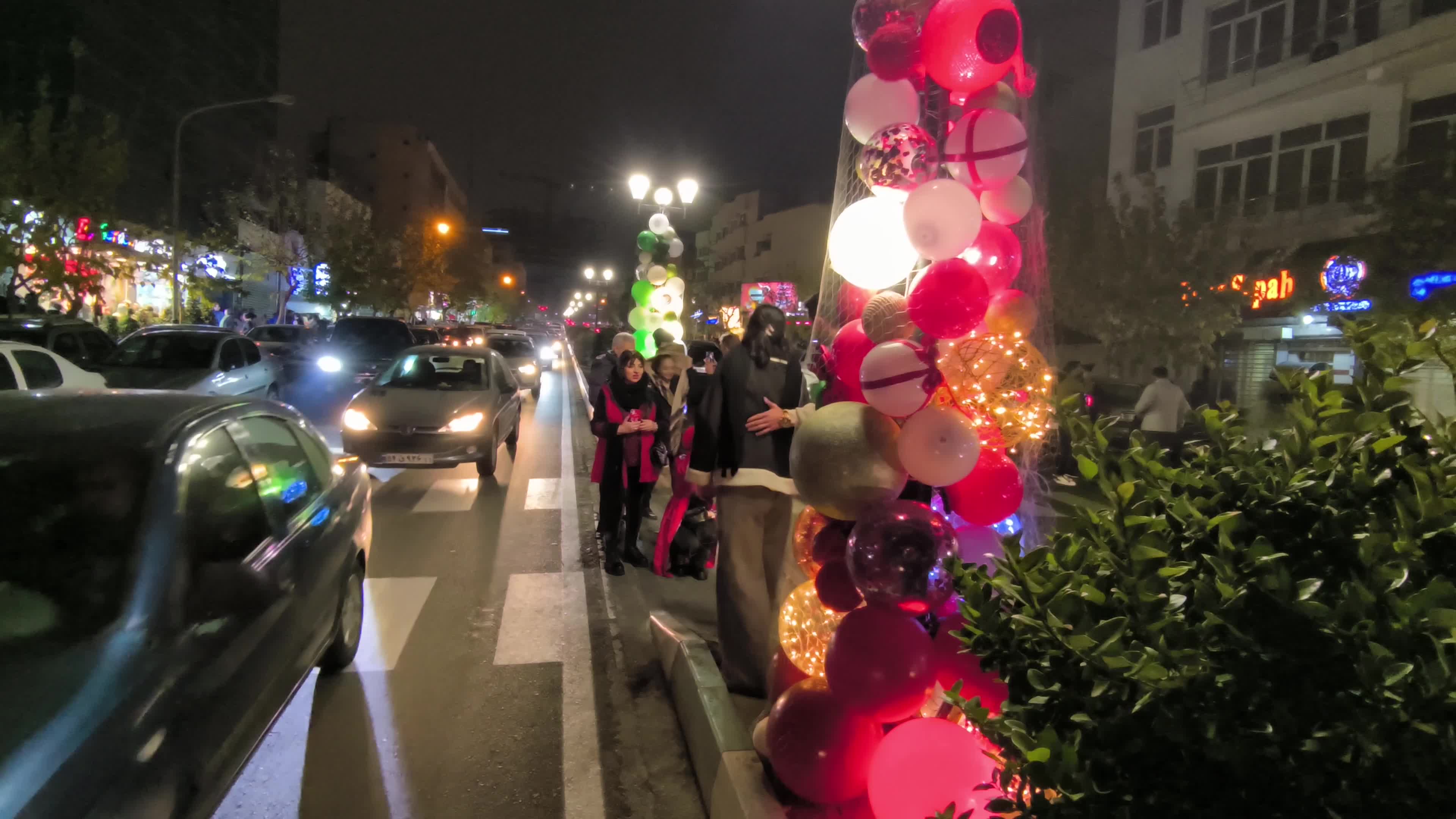 Christmas shopping in Iran