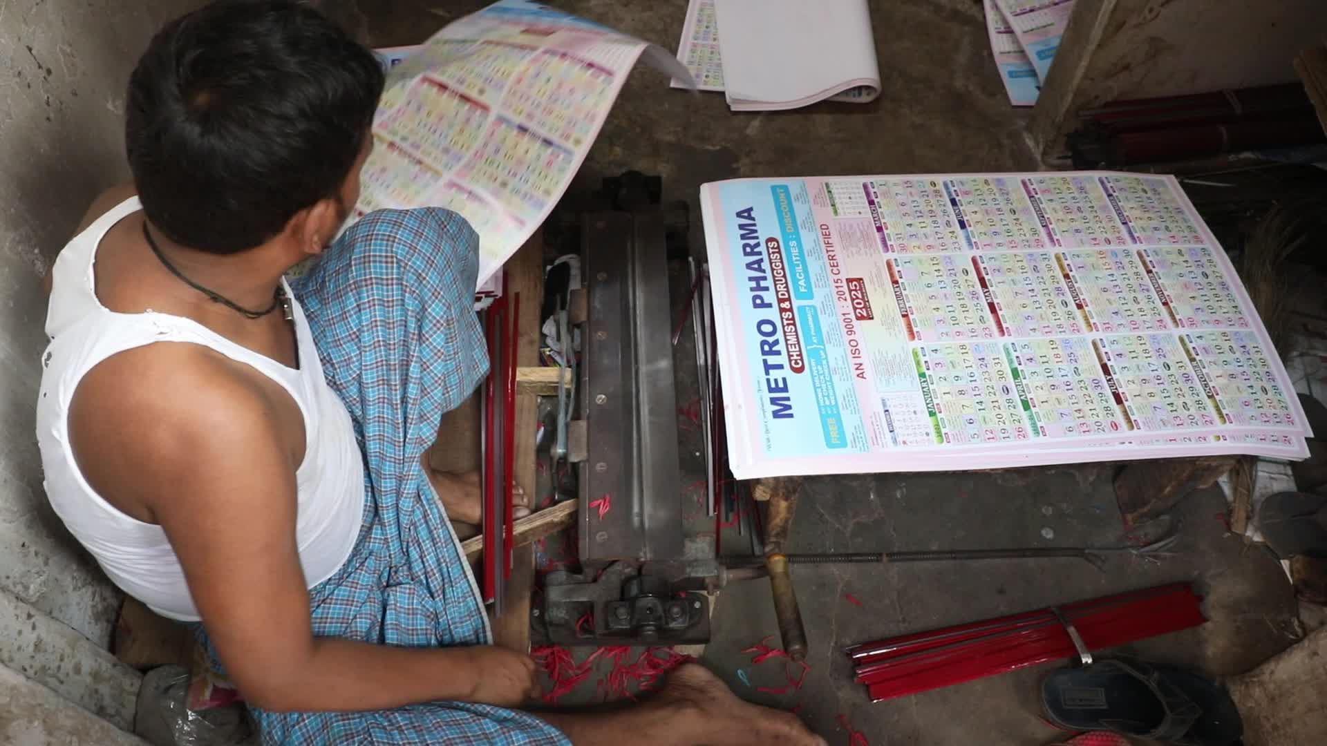 Calendar Making Ahead of New Year 2025