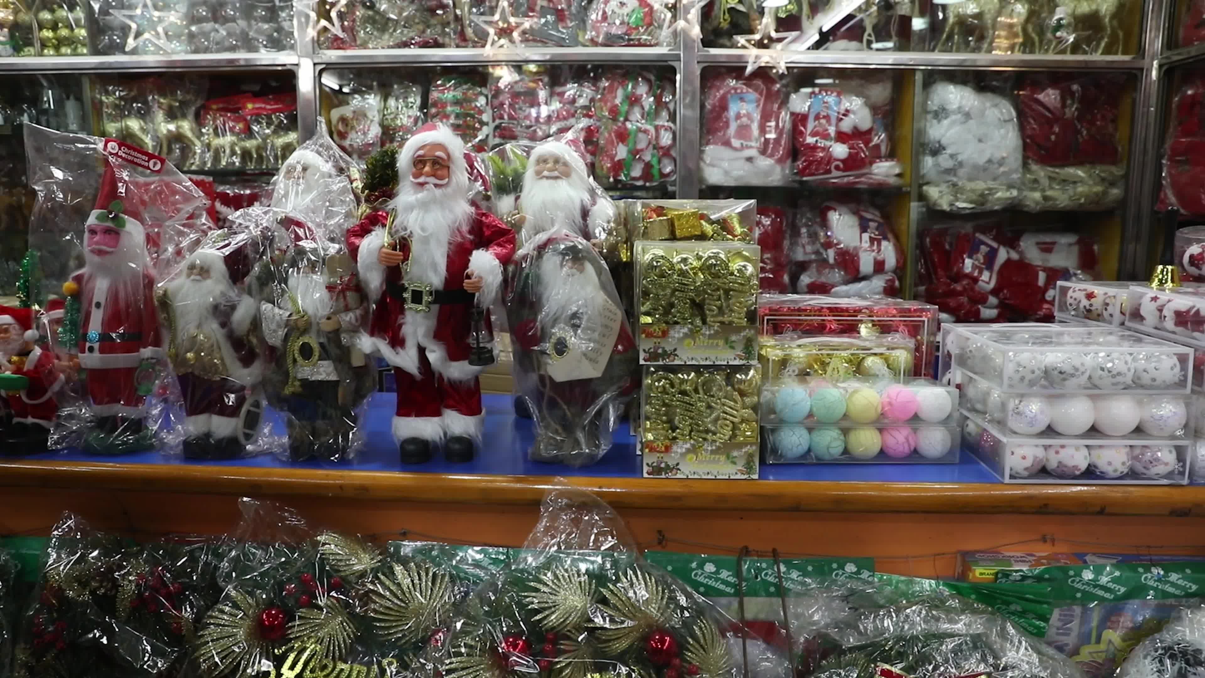 People attend the Christmas Market In Kolkata