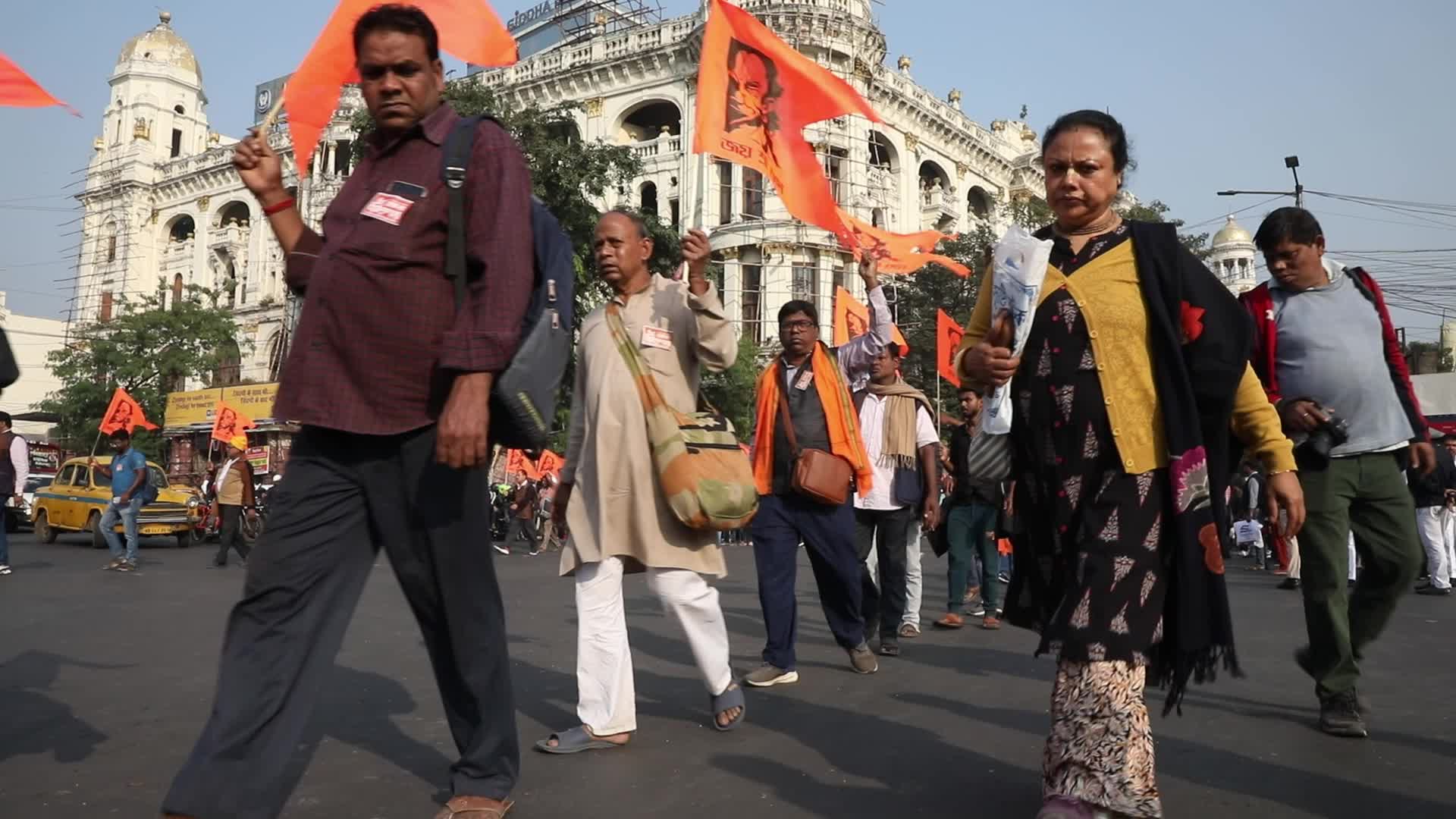 Bangladesh-Hindu Priest Arrest Protest