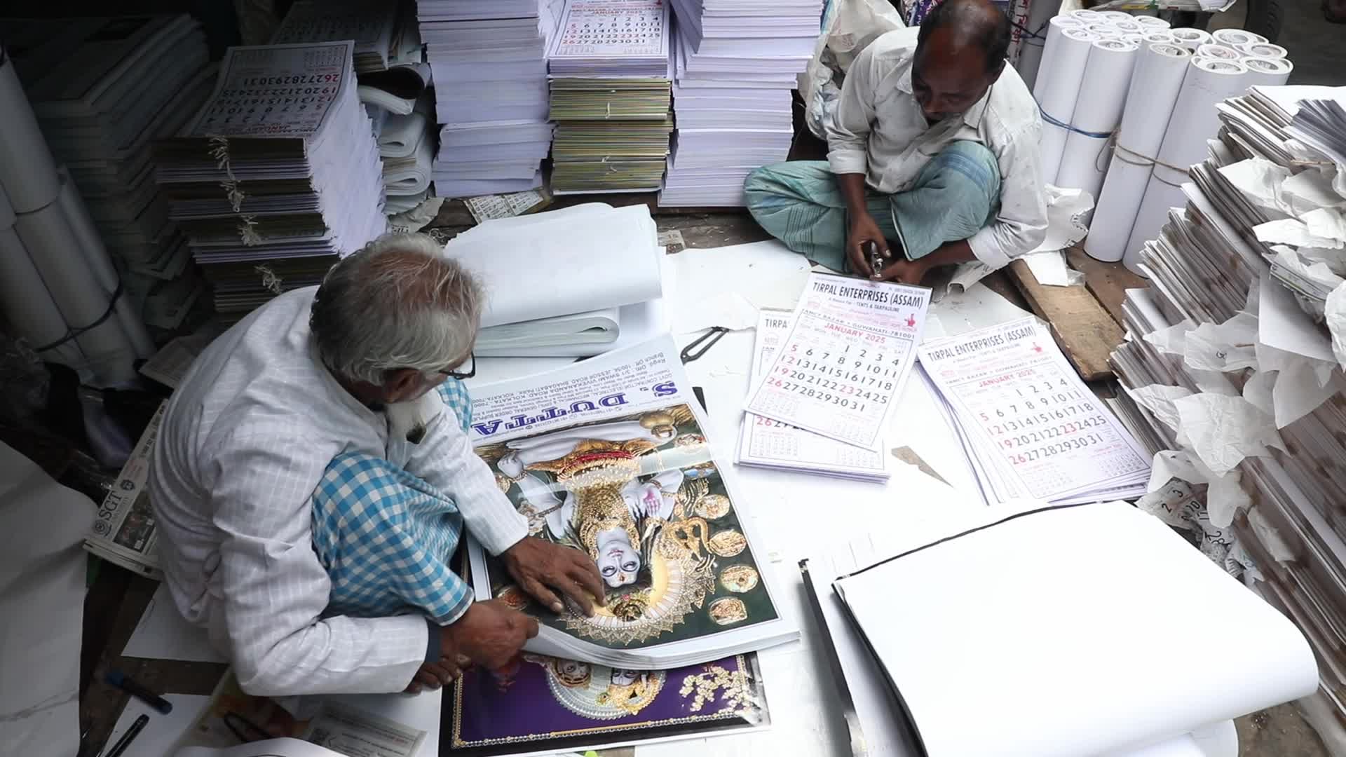 Calendar Making Ahead of New Year 2025