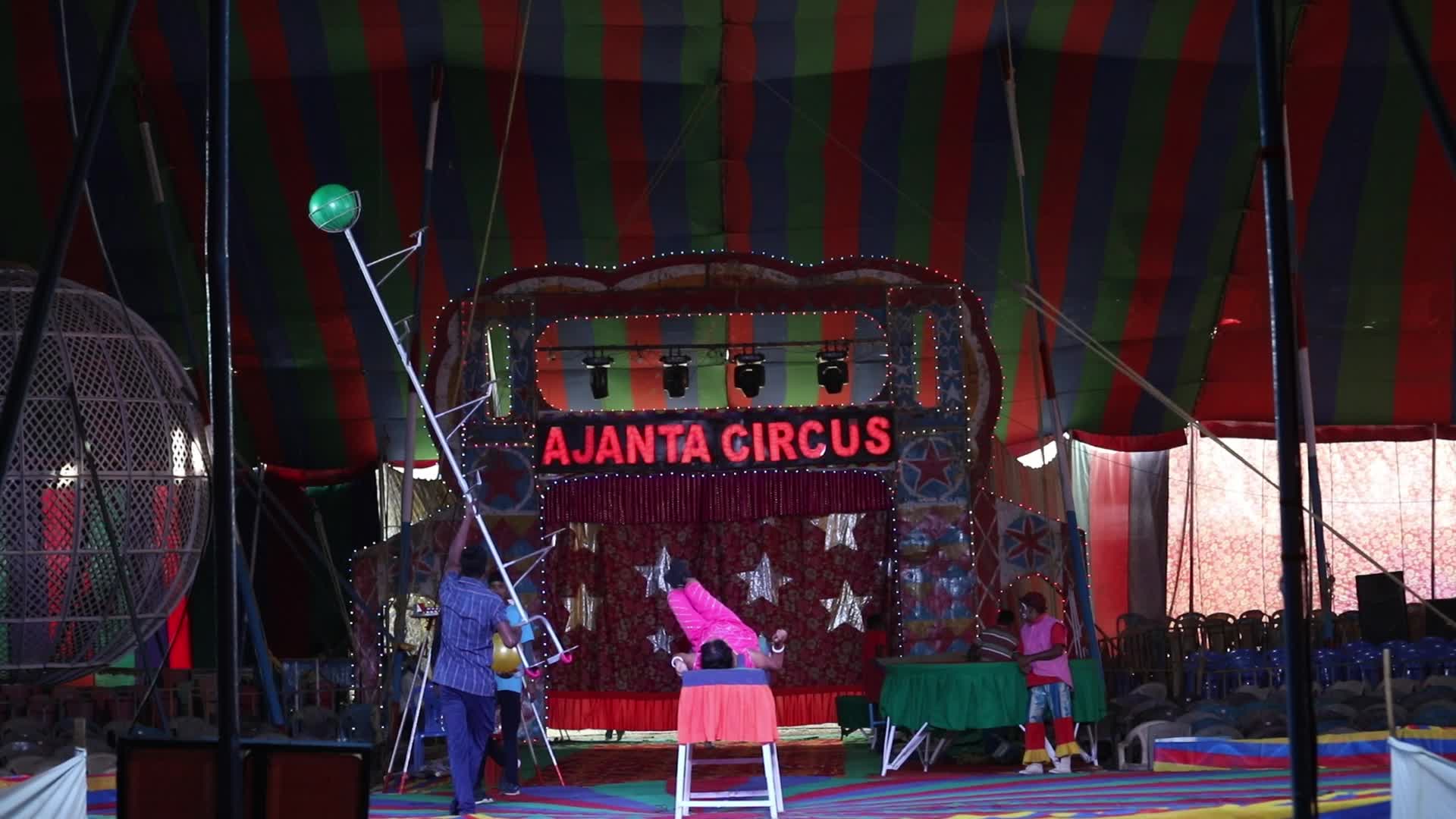 Circus Show In Kolkata, India 
