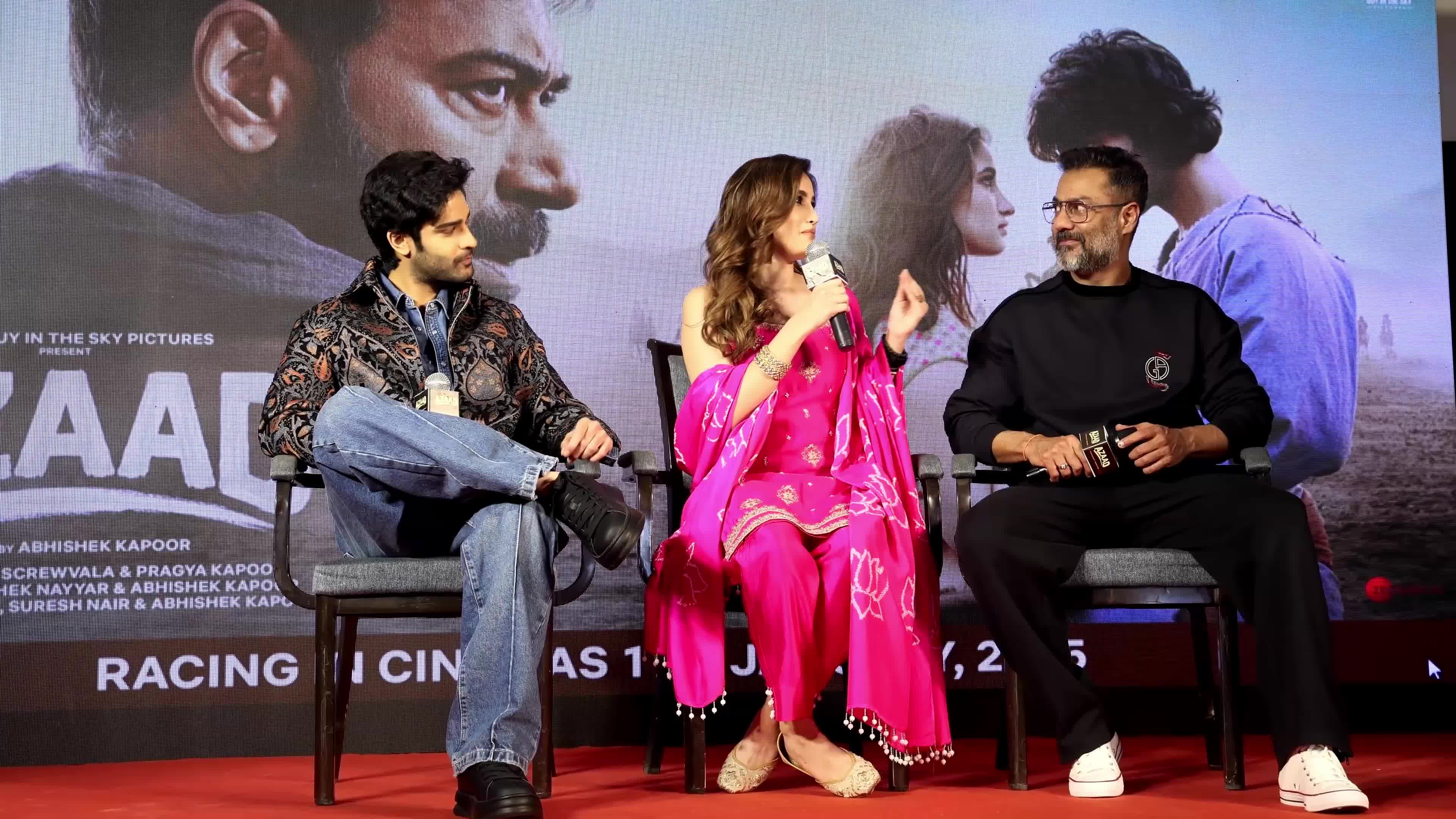 Azaad Movie Promotion in Jaipur 