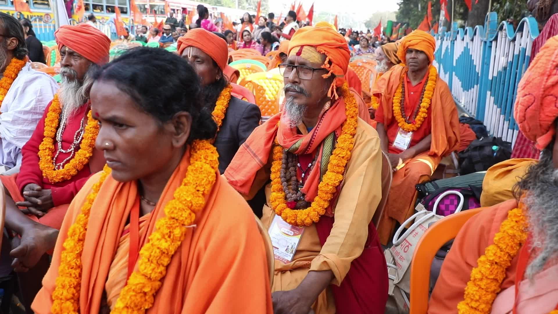 Bangladesh-Hindu Priest Arrest Protest