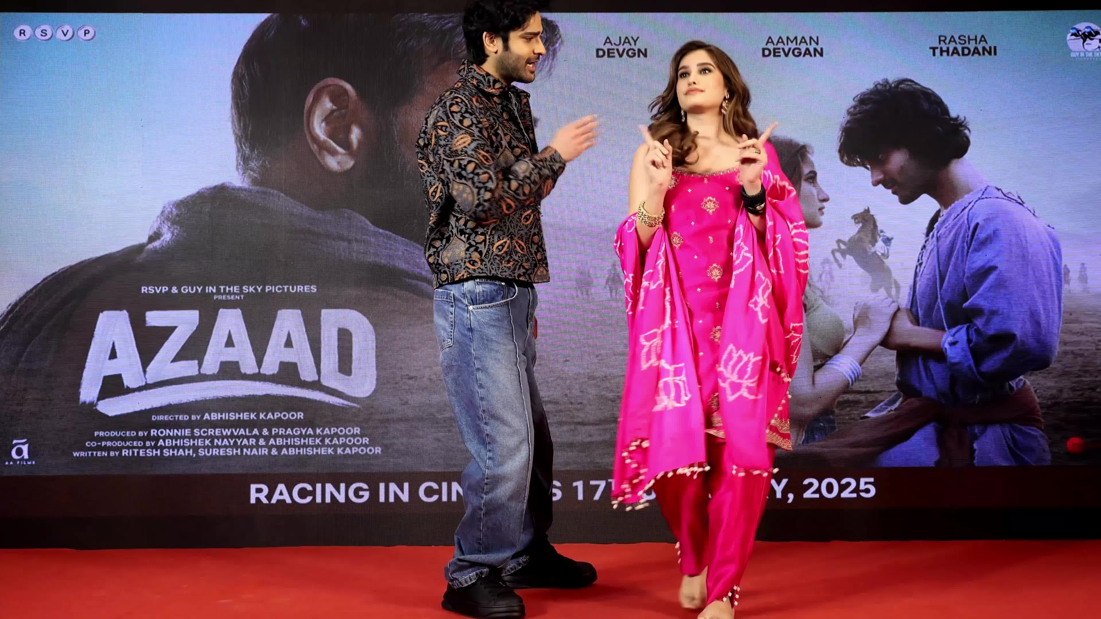 Azaad Movie Promotion in Jaipur 