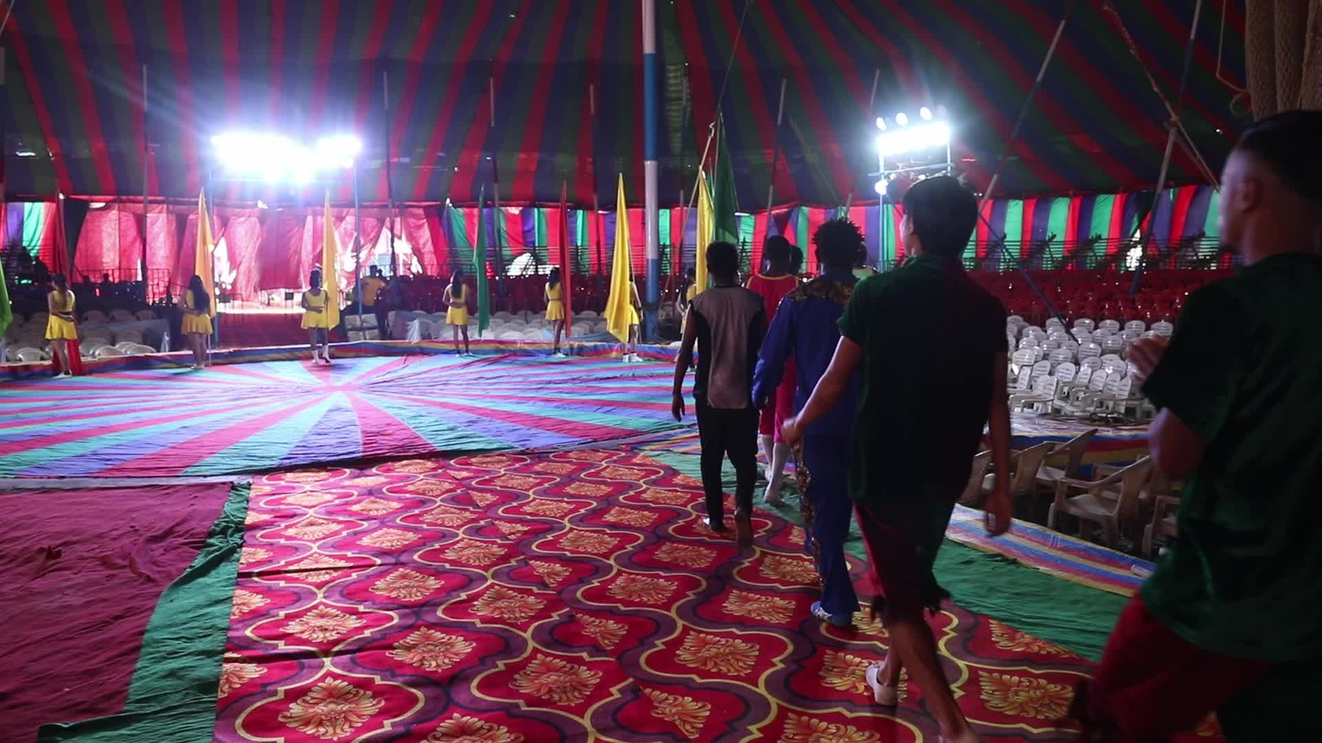 Circus Show In Kolkata, India 