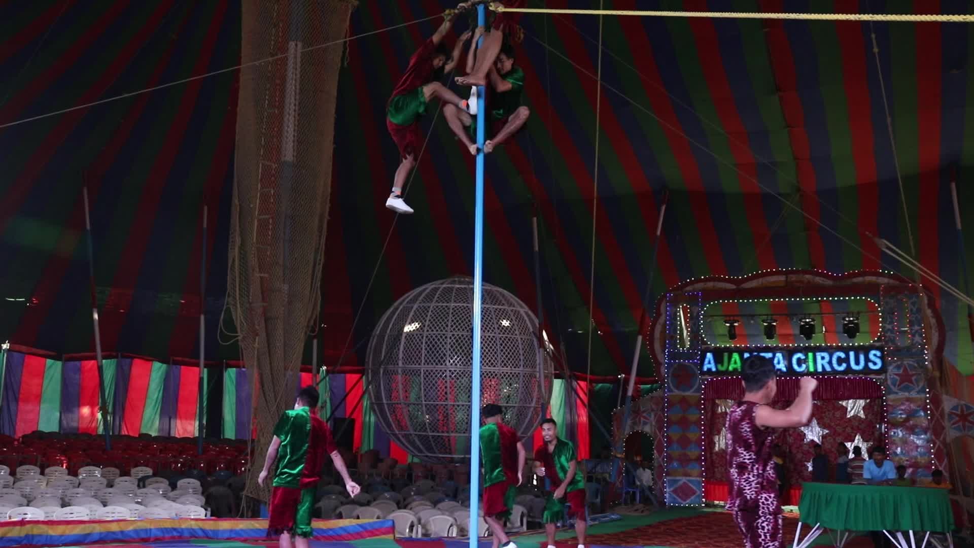 Circus Show In Kolkata, India 