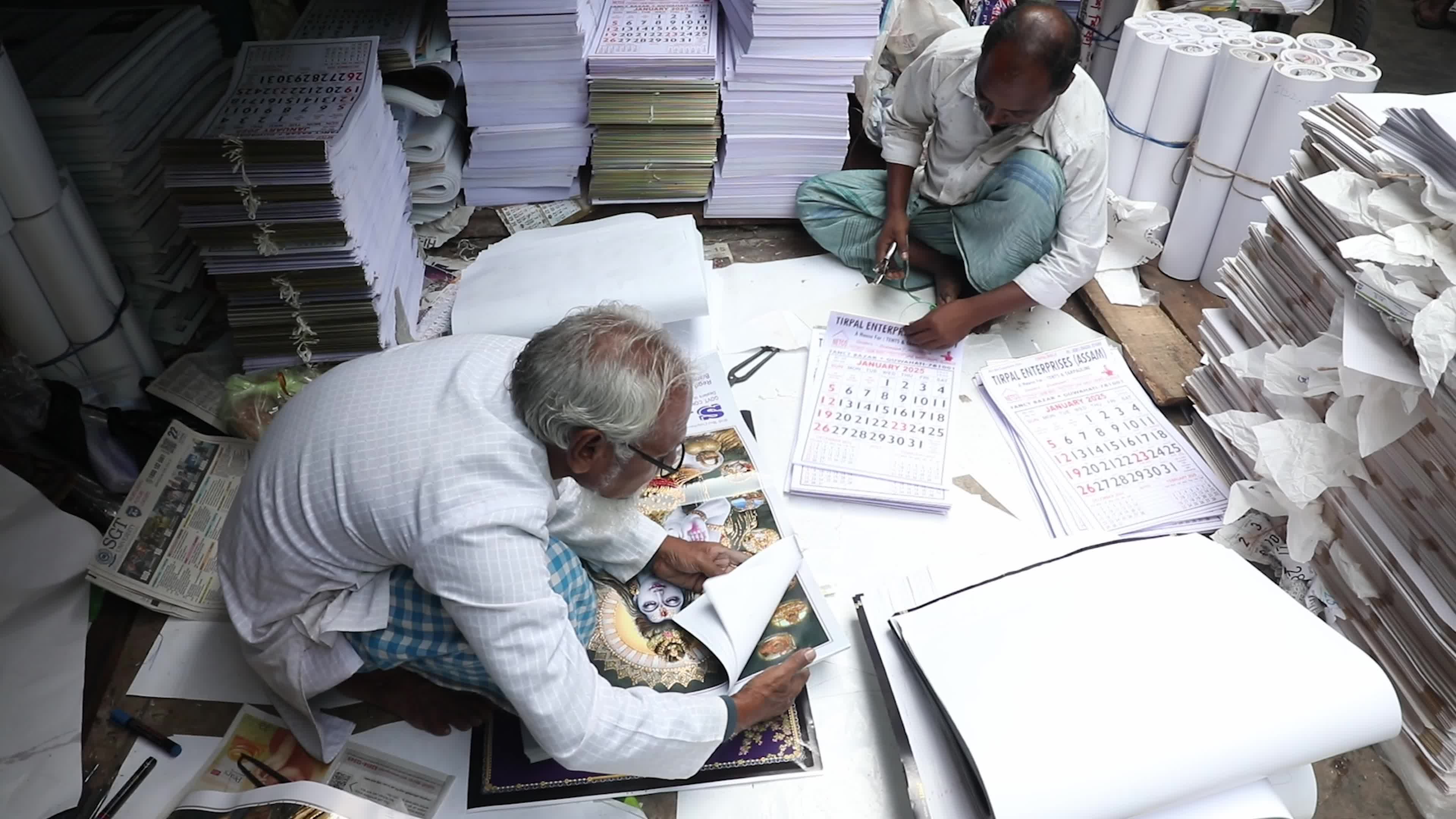 Calendar Making Ahead of New Year 2025