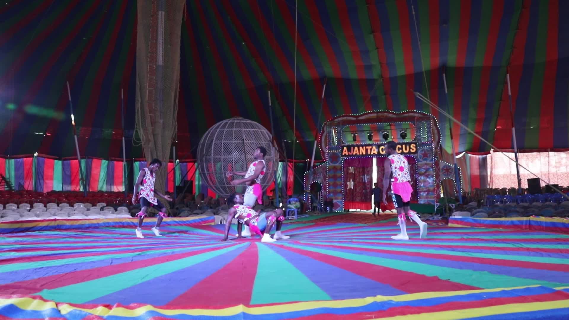Circus Show In Kolkata, India 