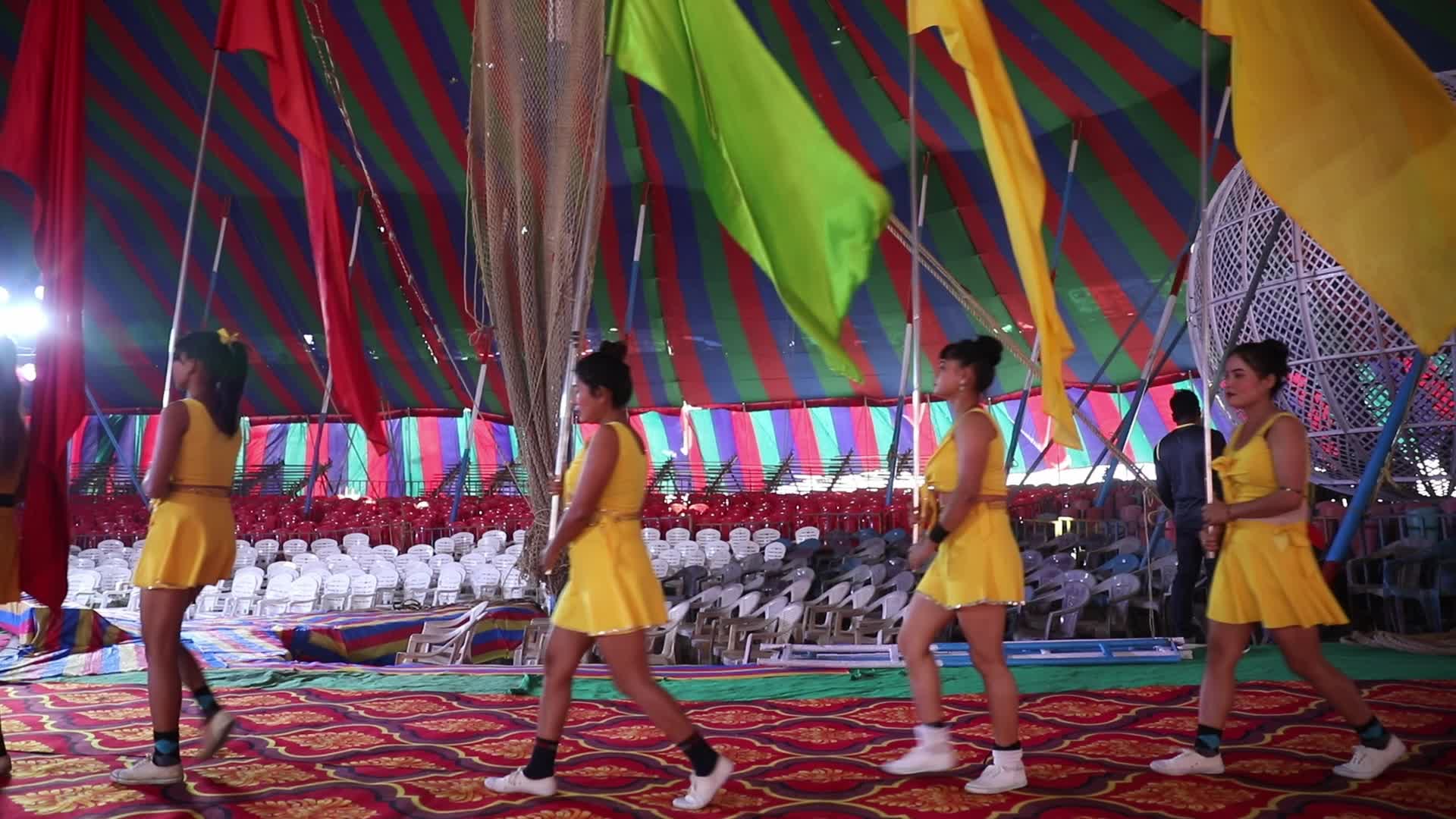 Circus Show In Kolkata, India 