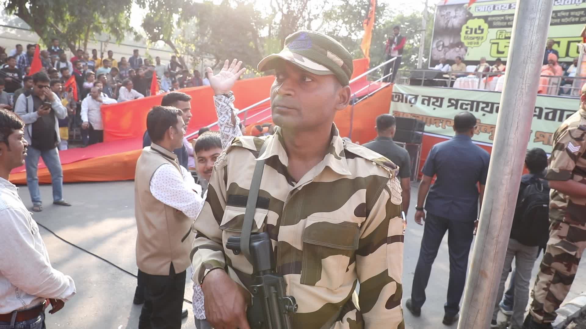 Bangladesh-Hindu Priest Arrest Protest