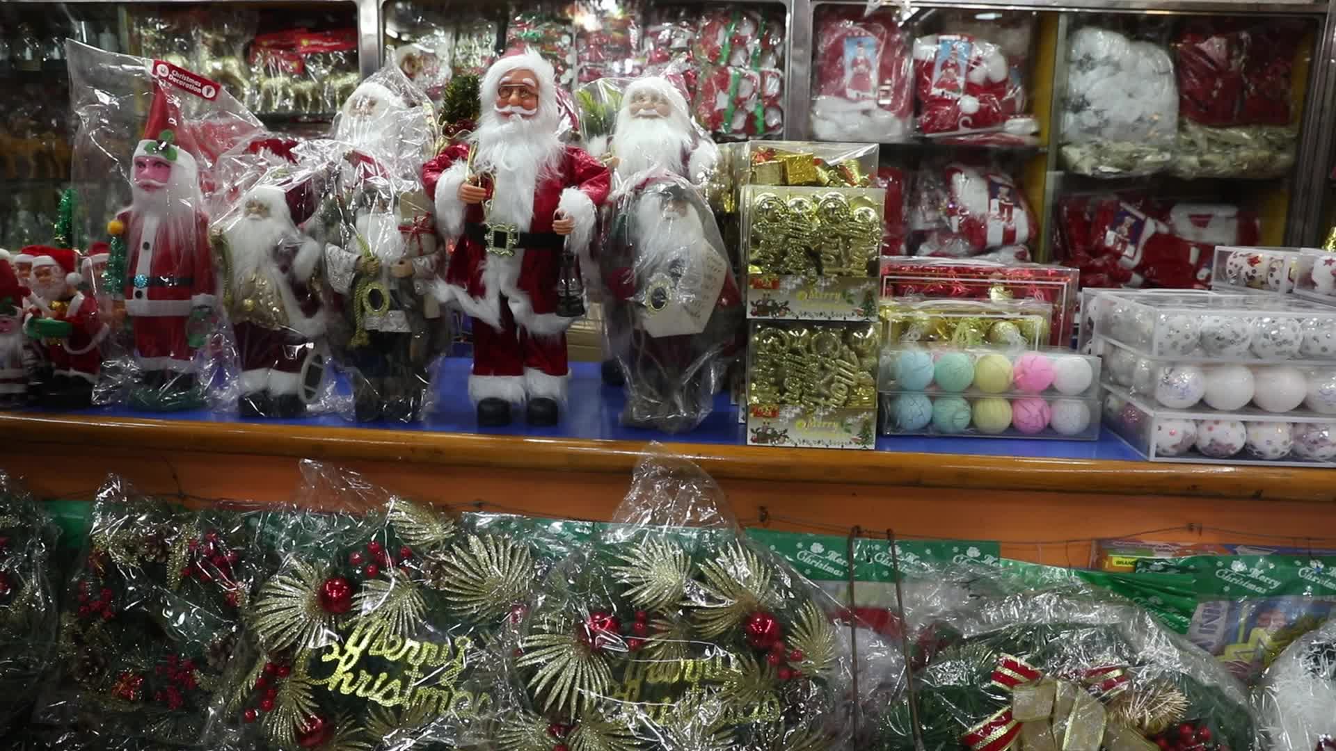 People attend the Christmas Market In Kolkata