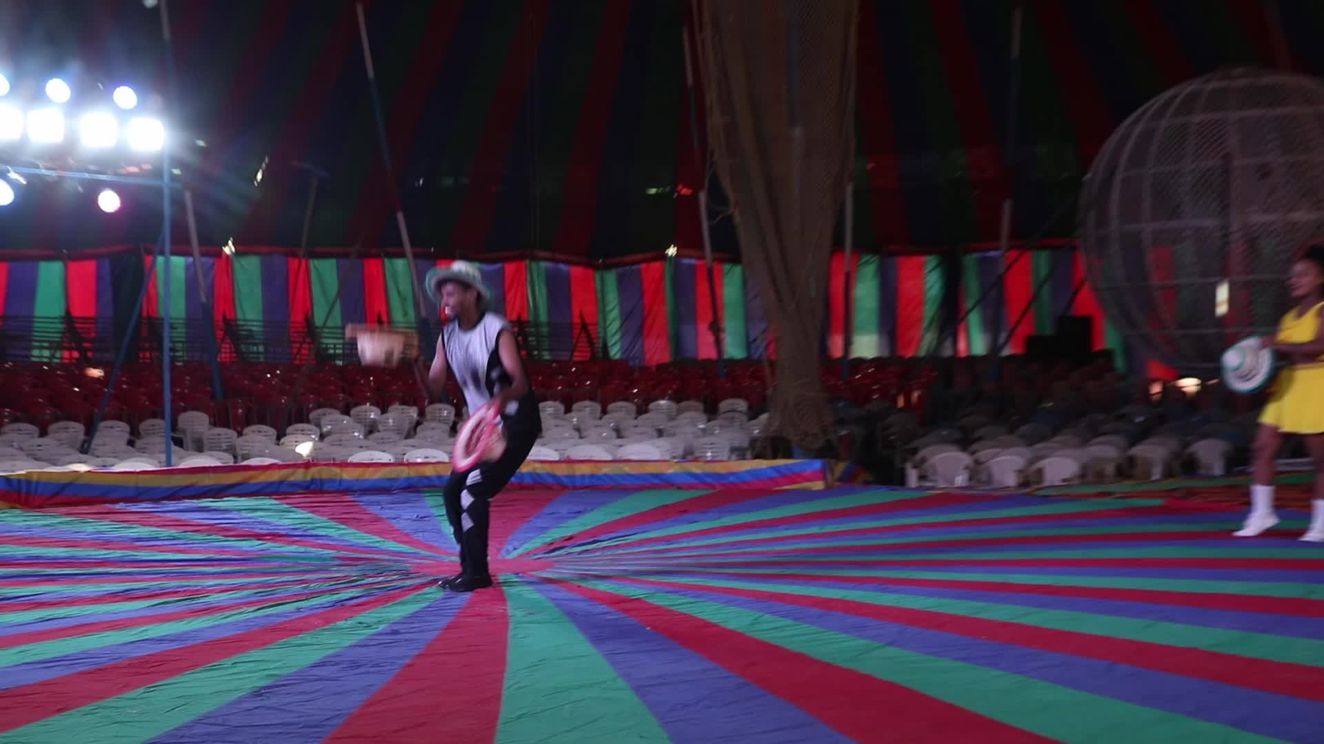 Circus Show In Kolkata, India 