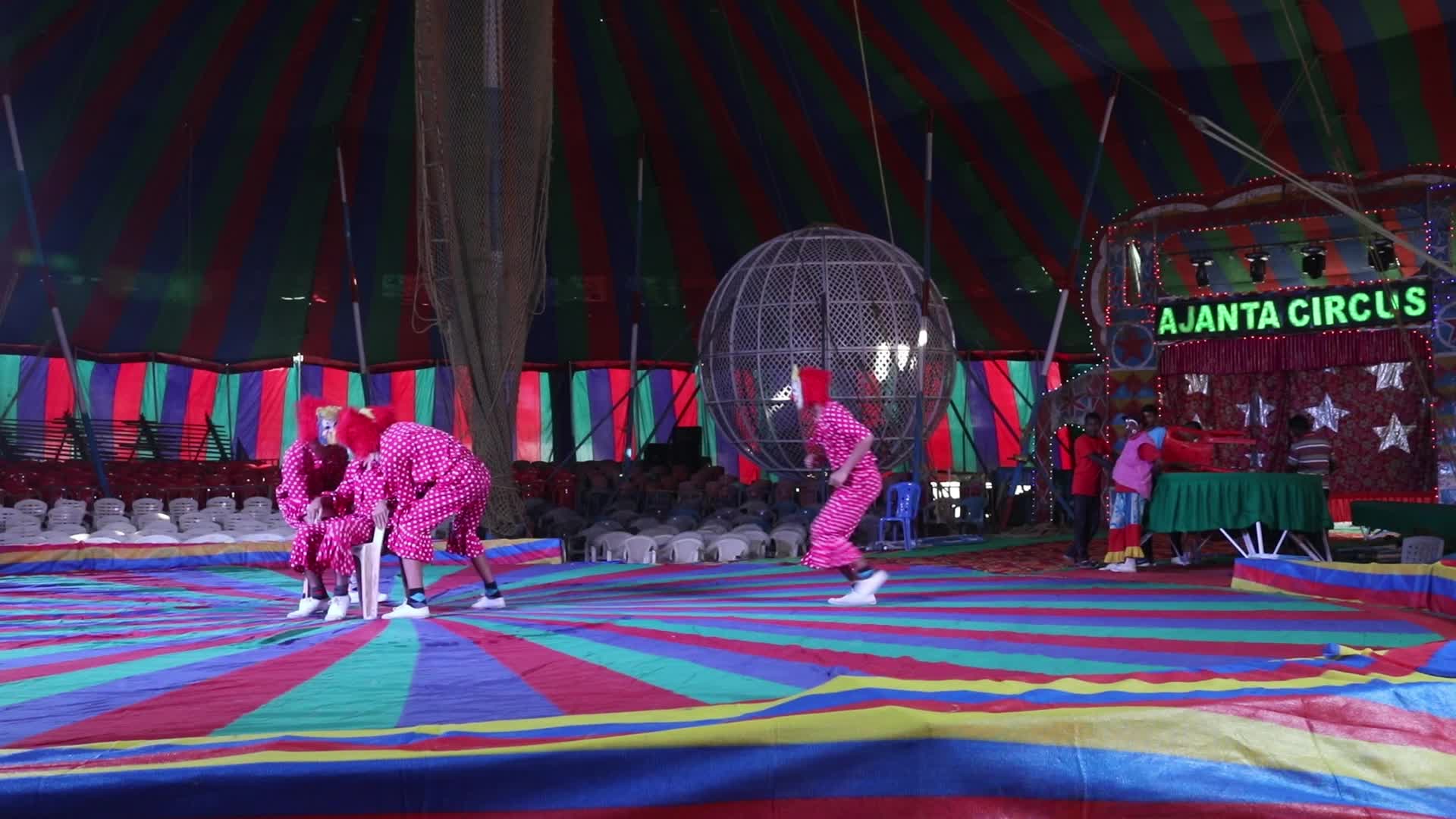 Circus Show In Kolkata, India 