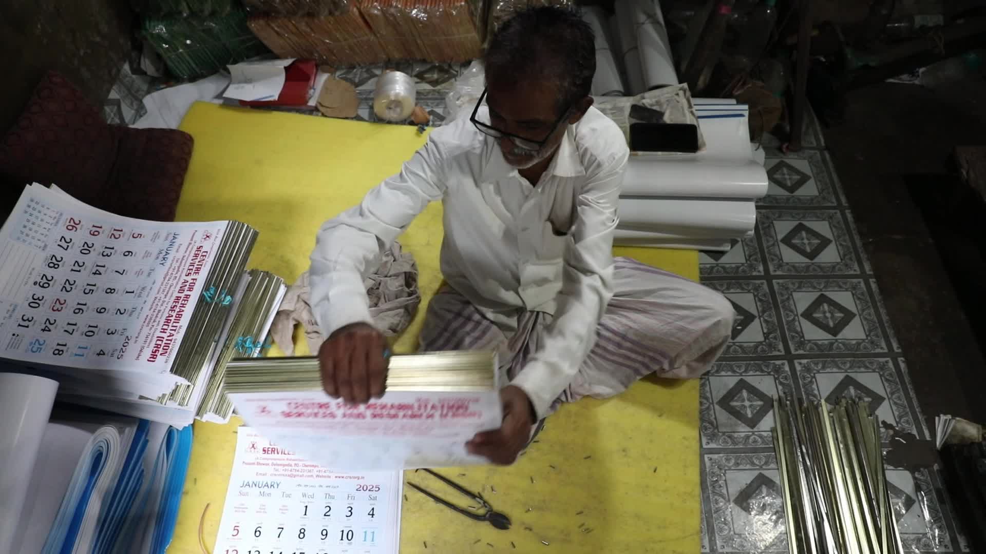 Calendar Making Ahead of New Year 2025