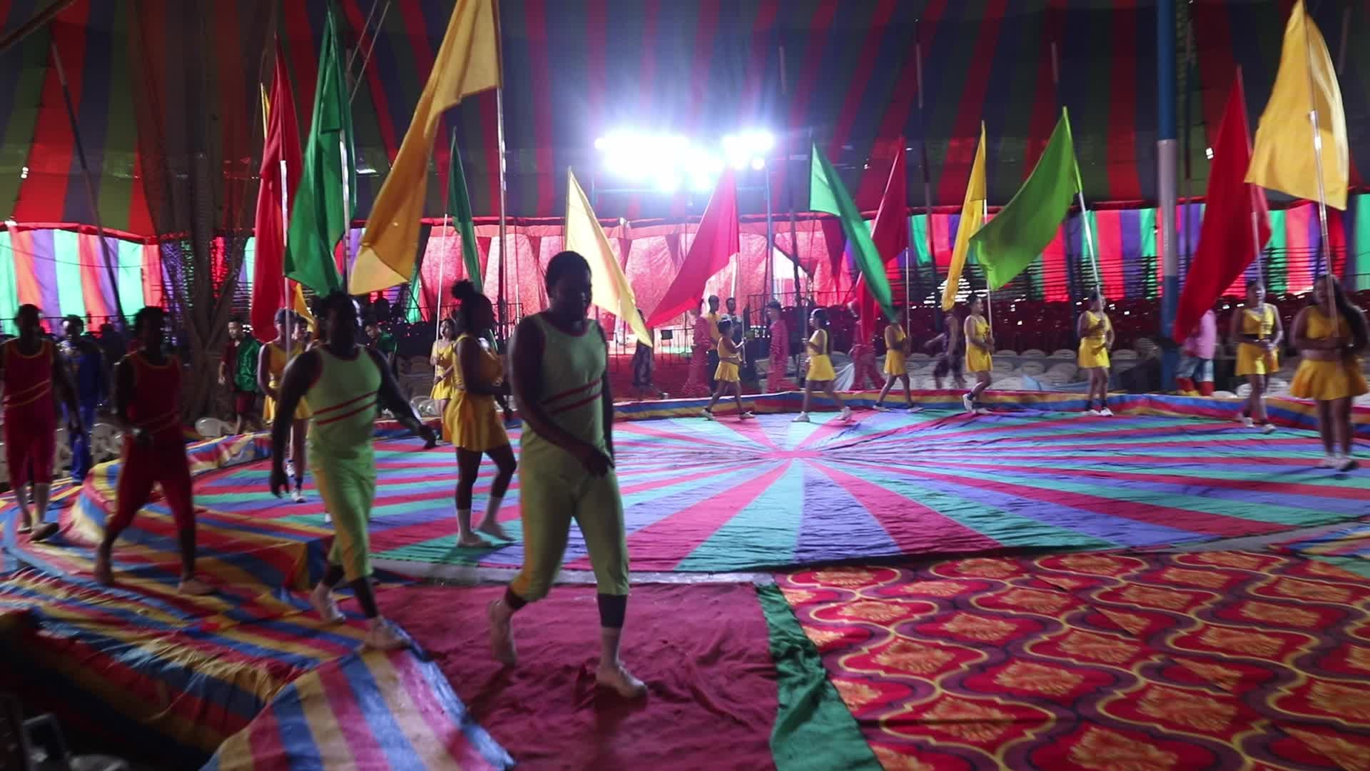 Circus Show In Kolkata, India 