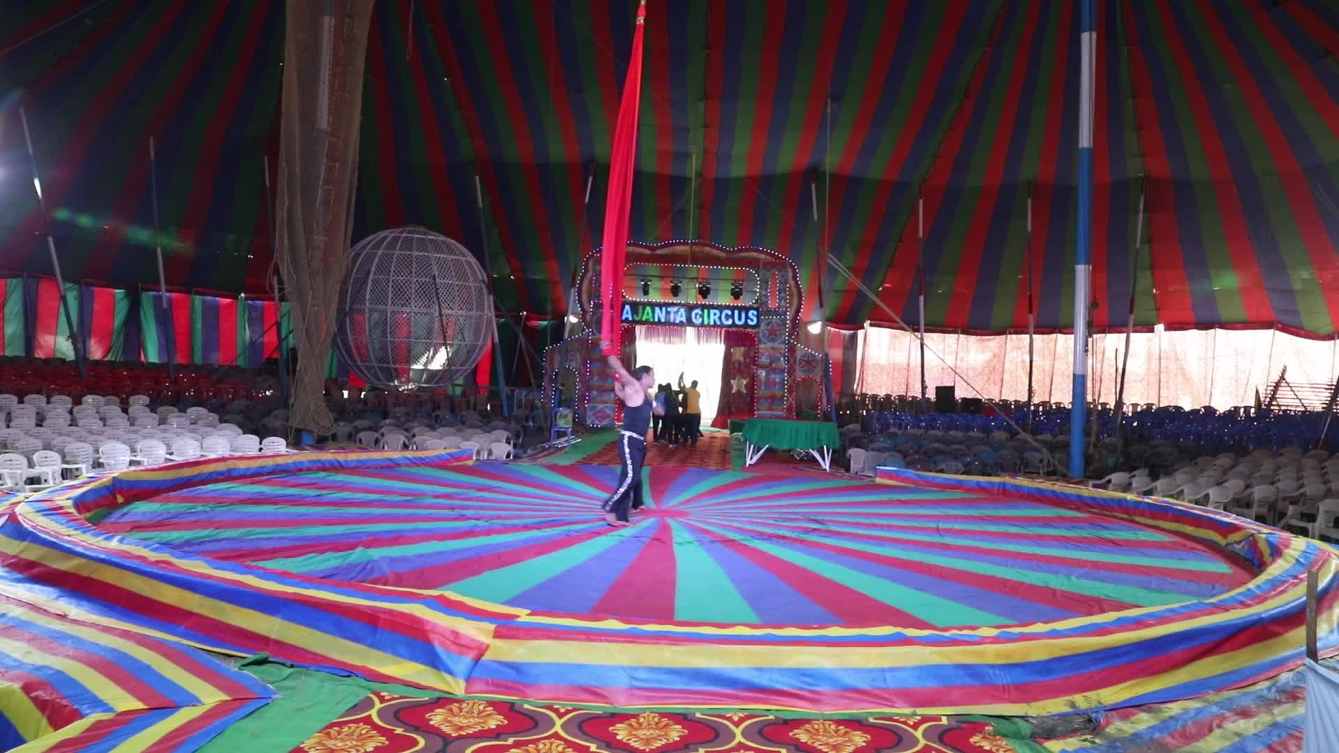 Circus Show In Kolkata, India 