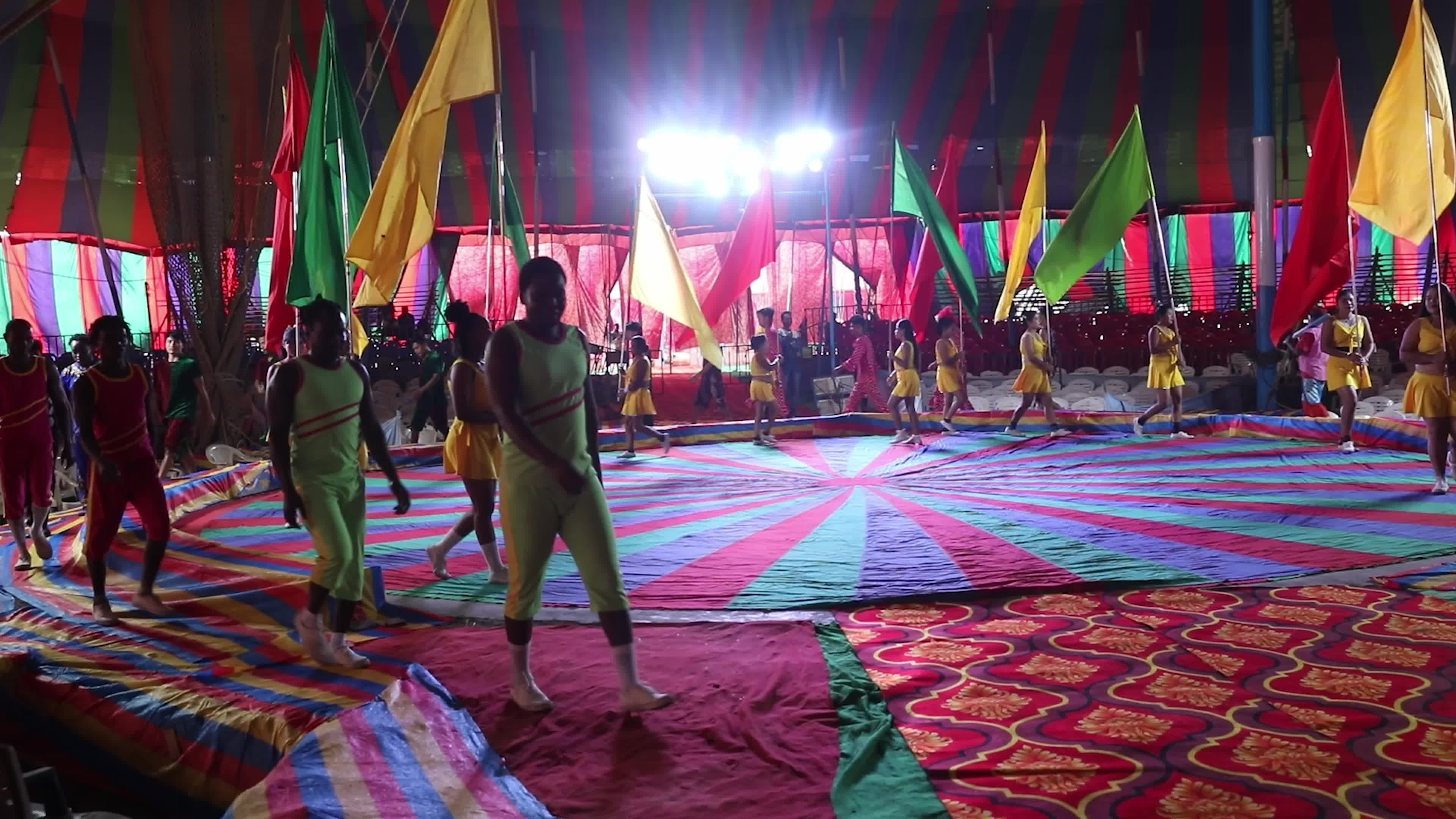 Circus Show In Kolkata, India 