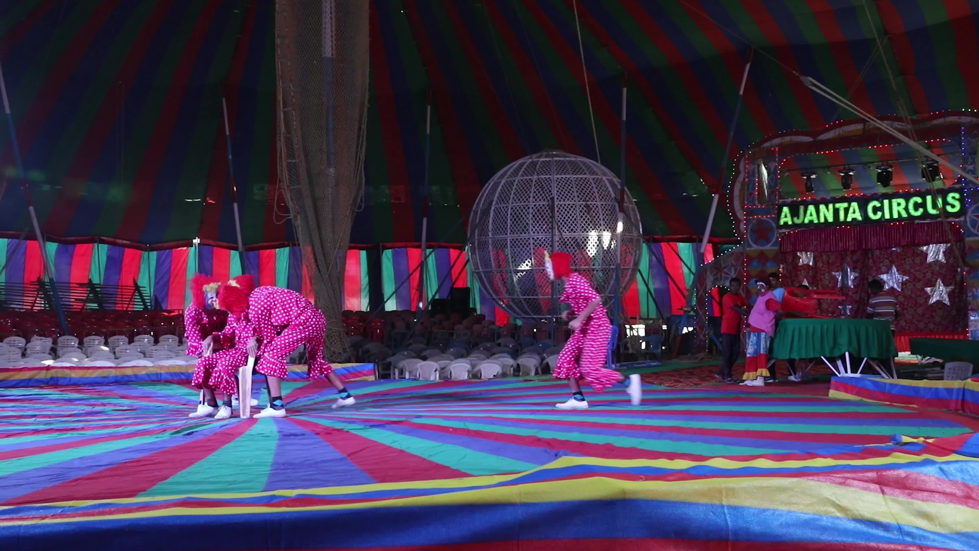 Circus Show In Kolkata, India 
