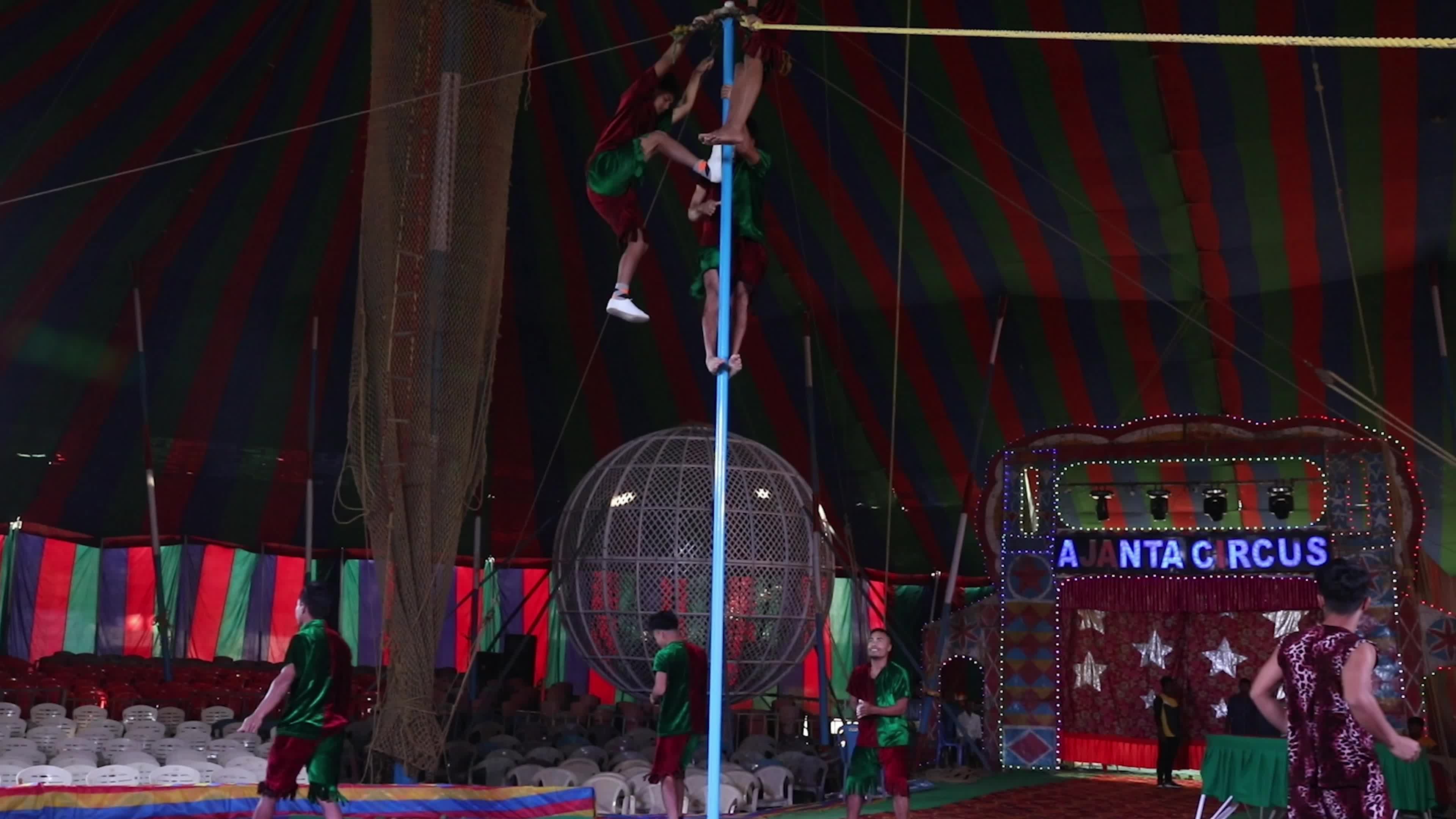 Circus Show In Kolkata, India 