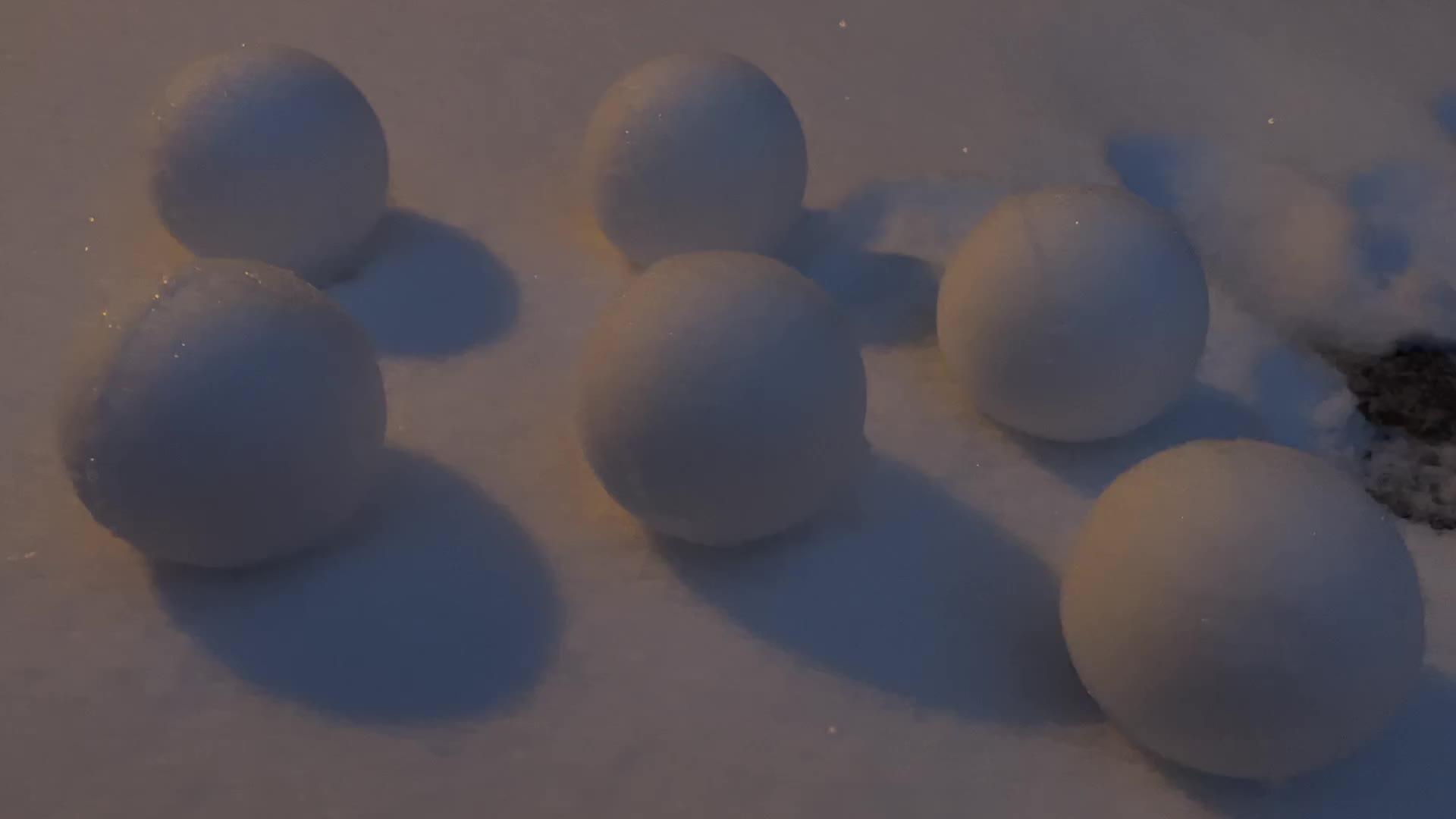 Winter snowstorm in Toronto, Canada